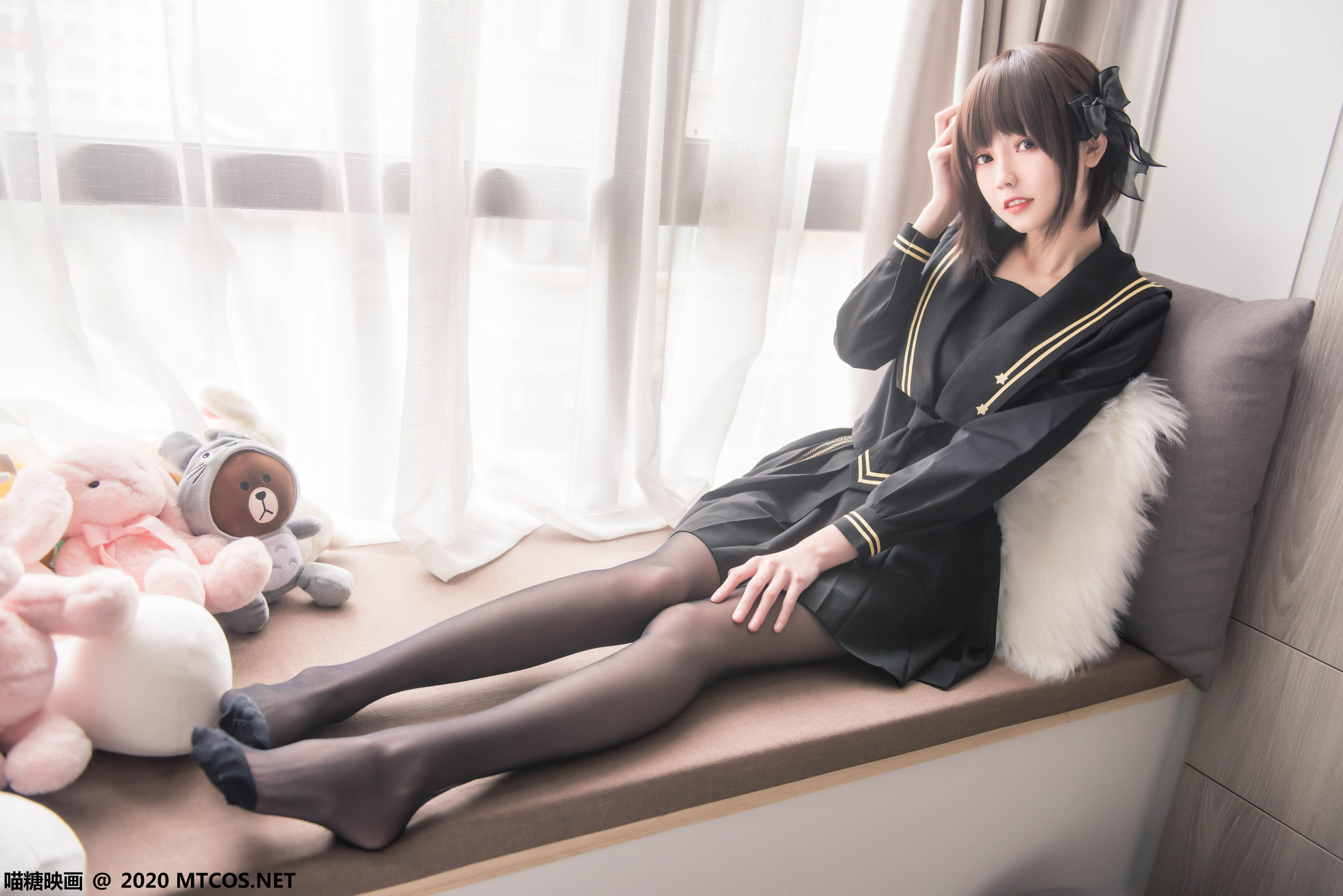 VOL.330 窗台少女-图4