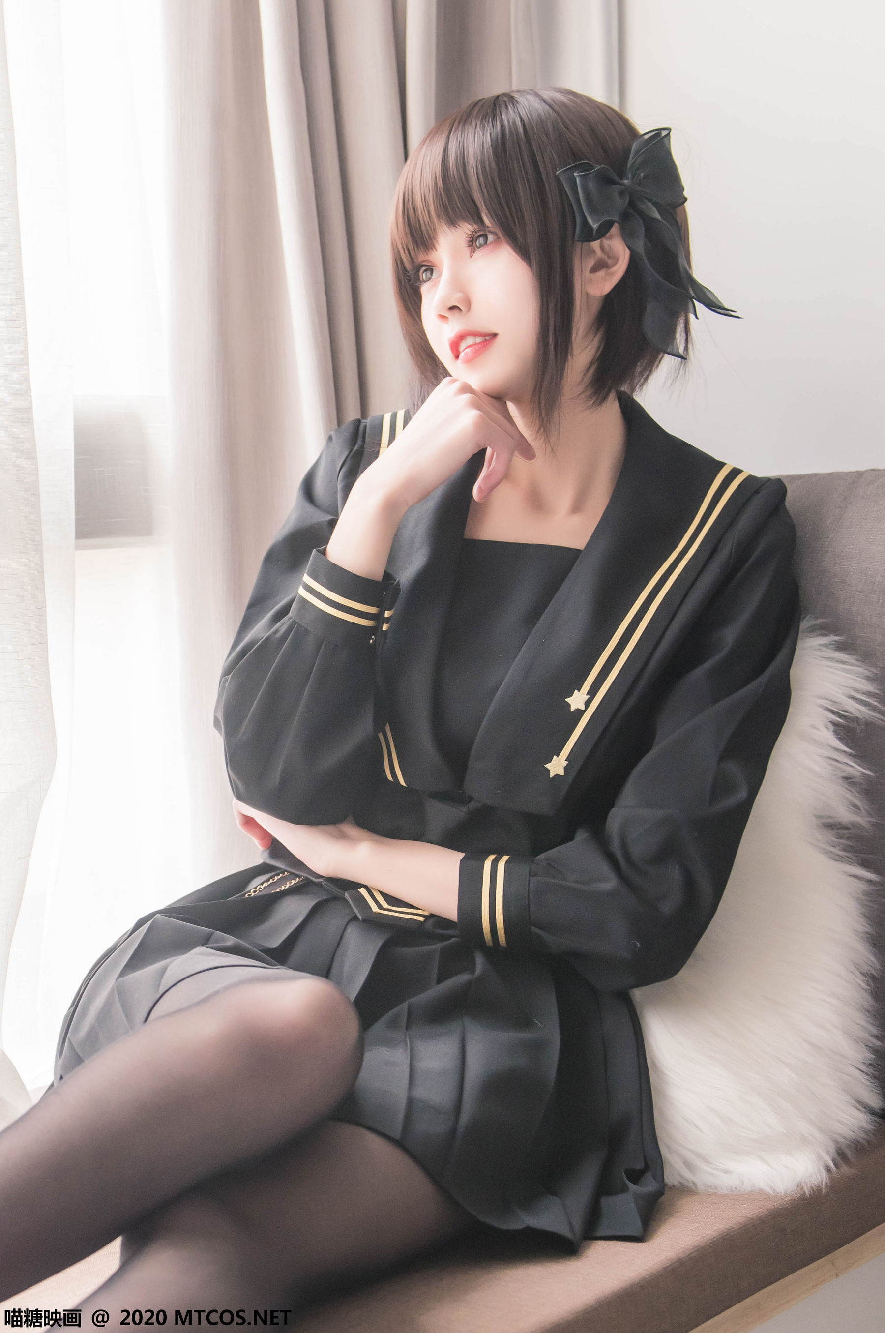 VOL.330 窗台少女-图5