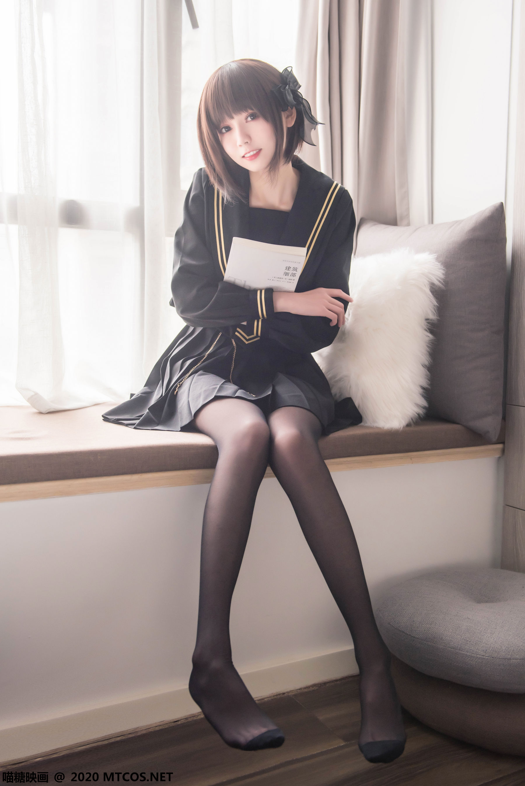 VOL.330 窗台少女-图6
