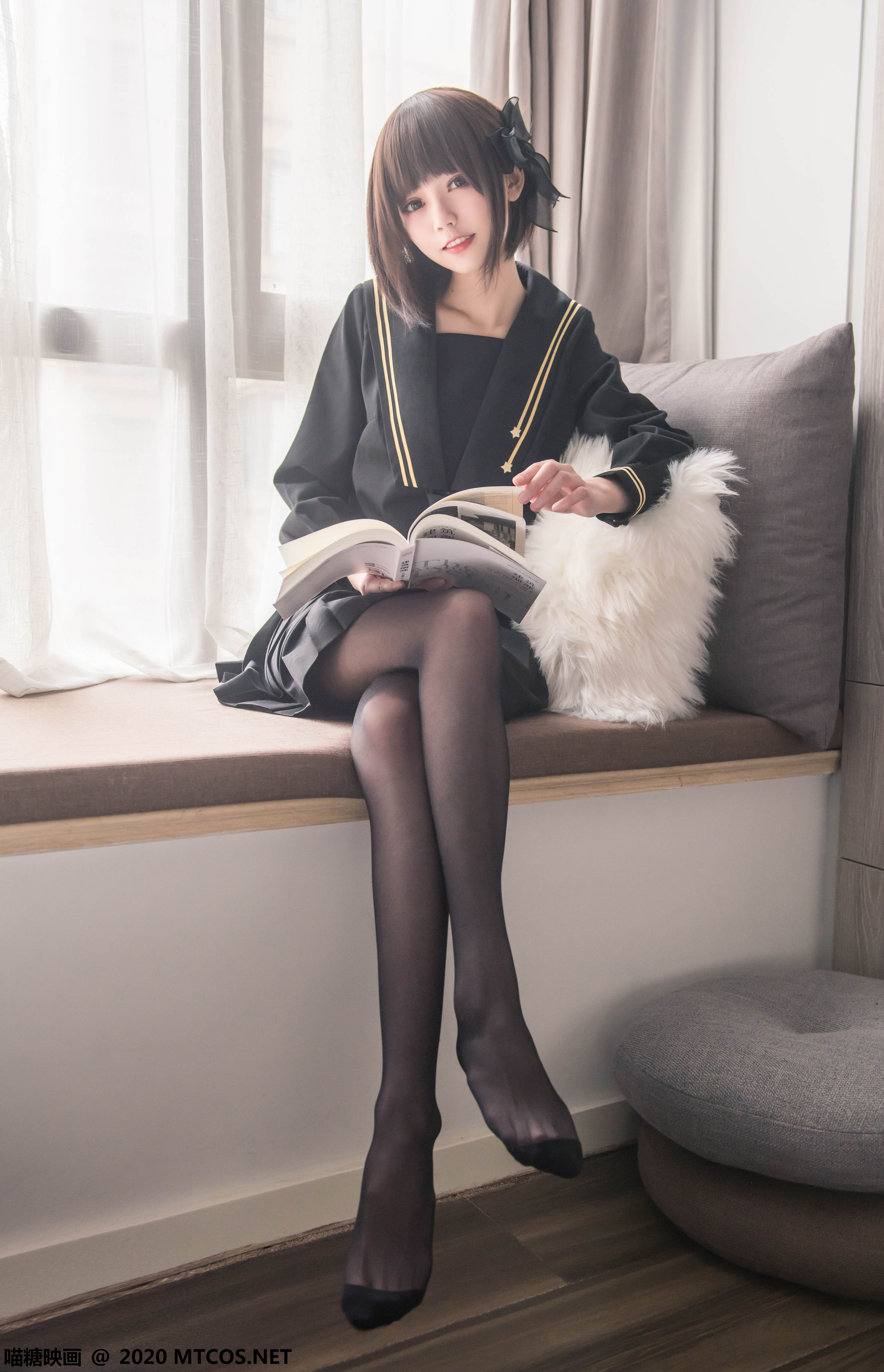 VOL.330 窗台少女-图8