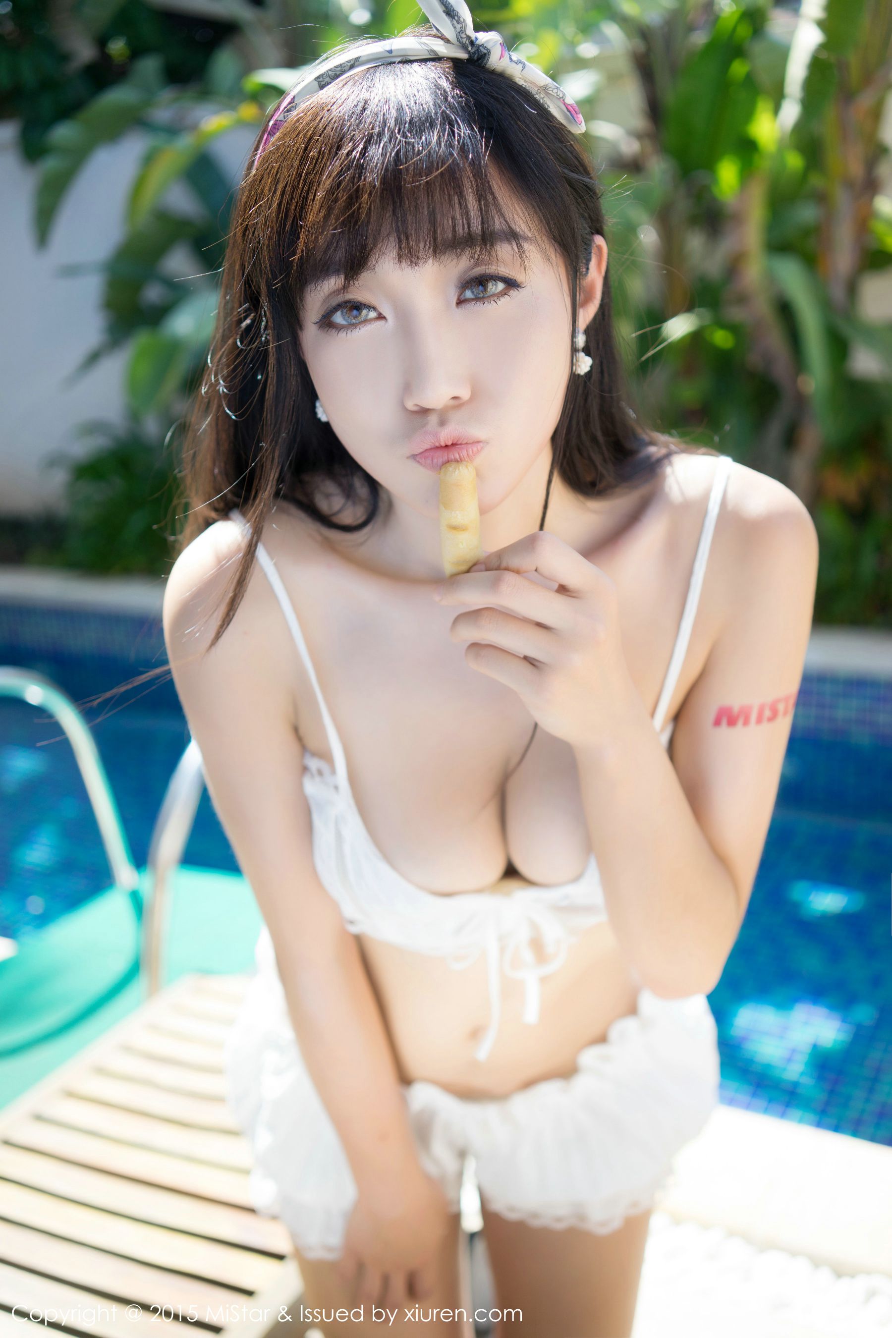 Ashely丽丽《三亚旅拍》性感女仆+海滩系列  Vol.018-图25