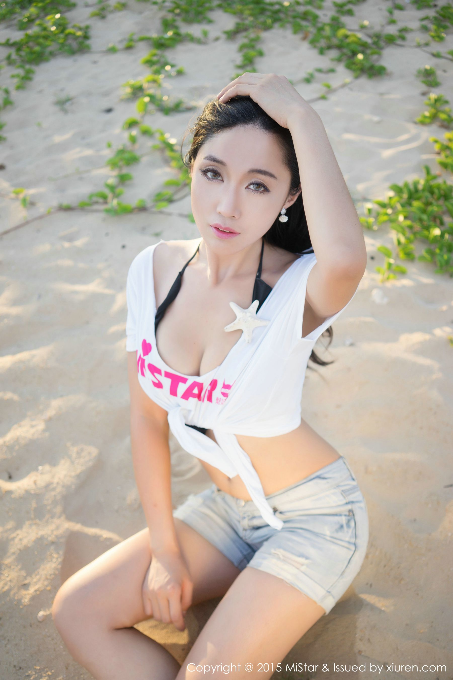 Ashely丽丽《三亚旅拍》性感女仆+海滩系列  Vol.018-图29