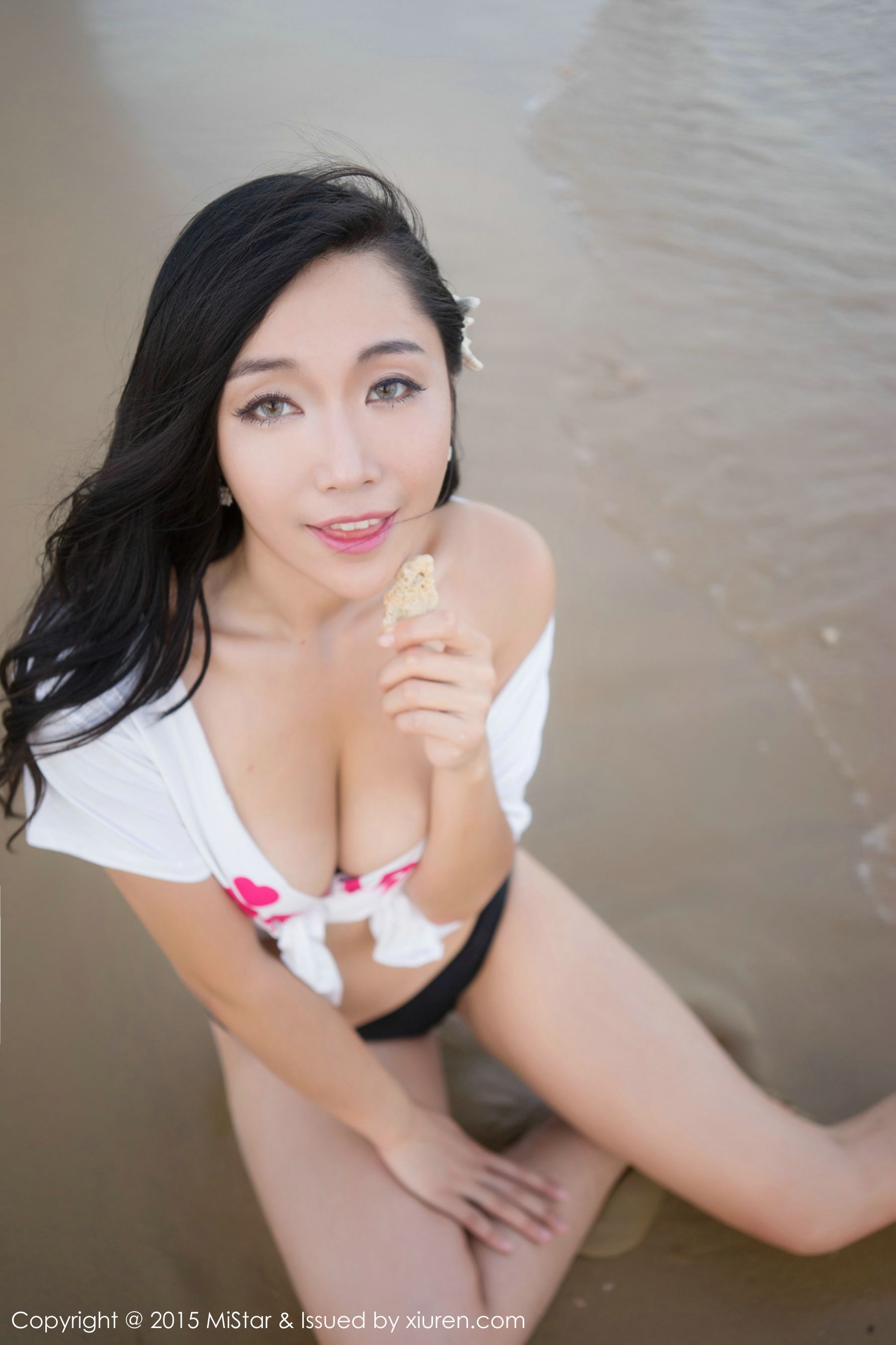 Ashely丽丽《三亚旅拍》性感女仆+海滩系列  Vol.018-图41