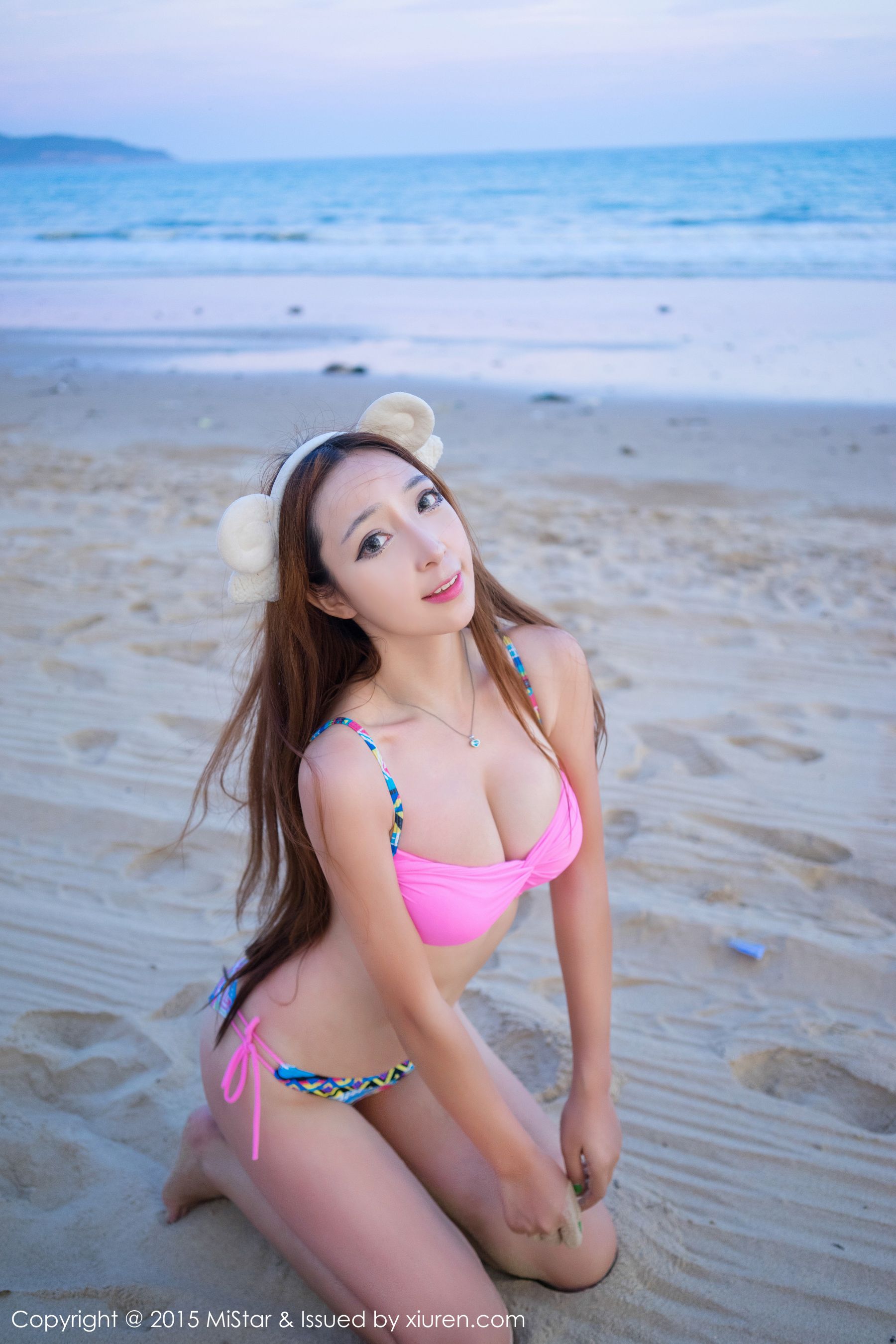 黄歆苑《蕾丝泳装+高叉+牛奶美胸》  Vol.023-图46