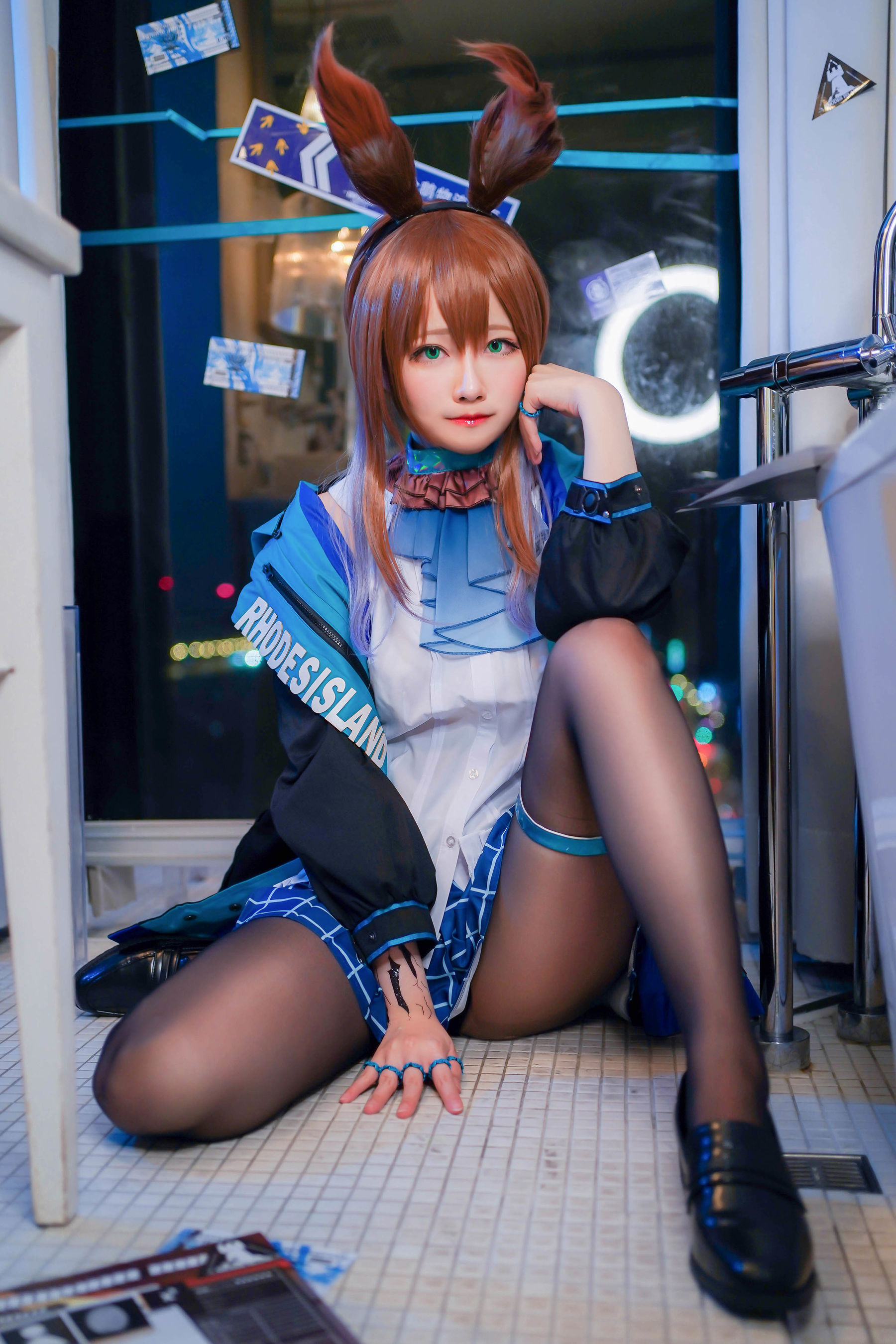 COS妹子Arty亞緹 - 黑丝兔女郎-图8