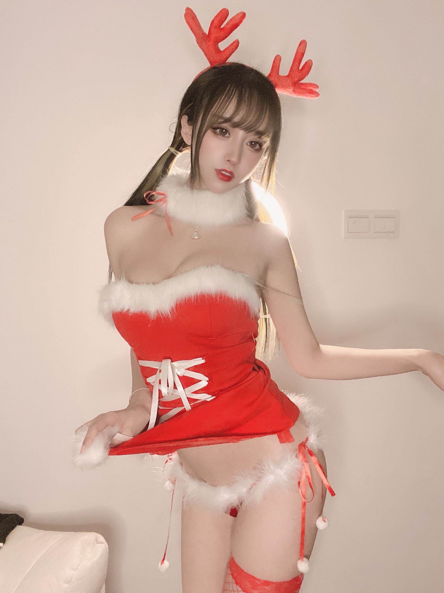 斗鱼米线线sama - 圣诞特辑-图17
