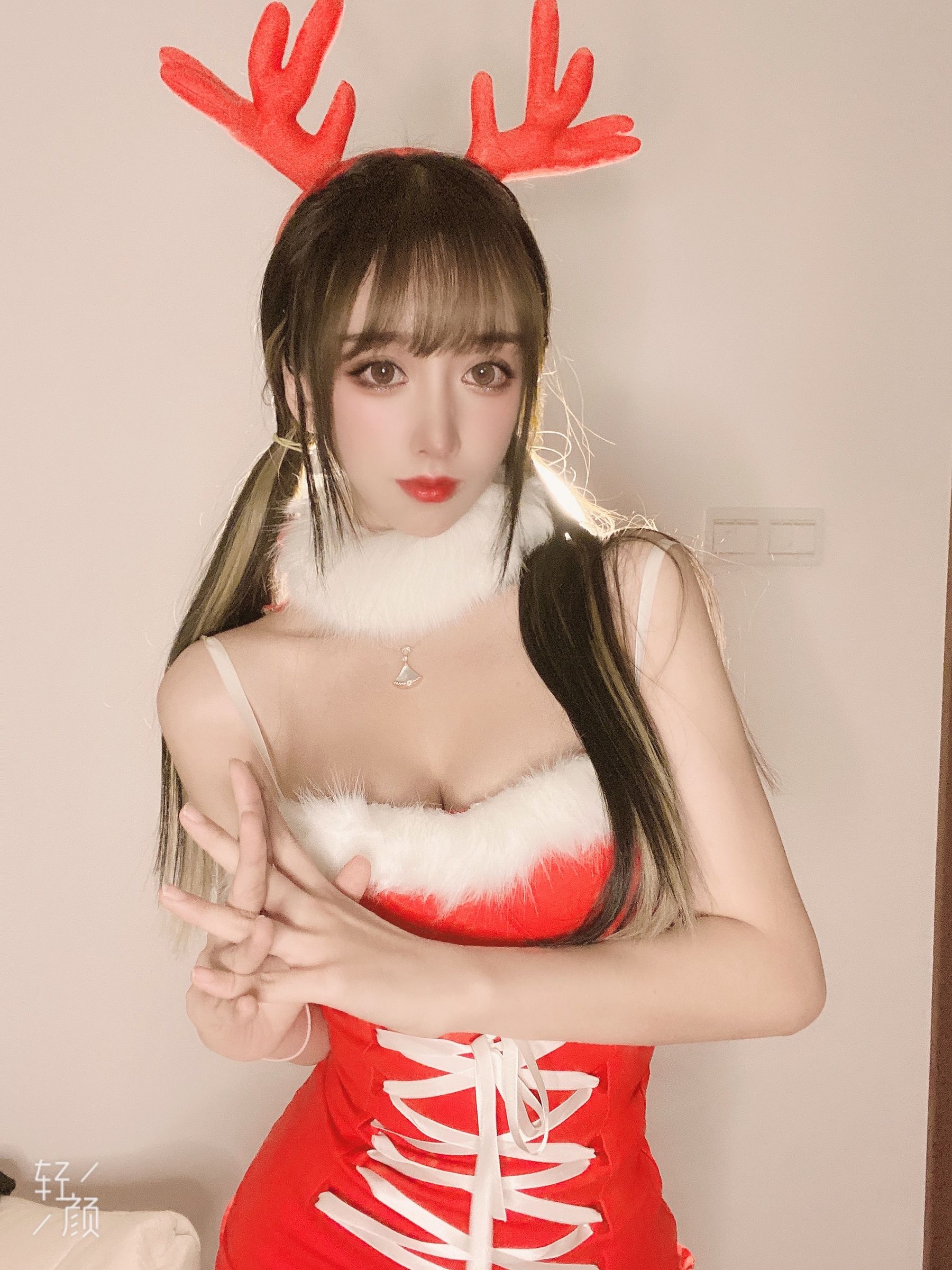 斗鱼米线线sama - 圣诞特辑-图2