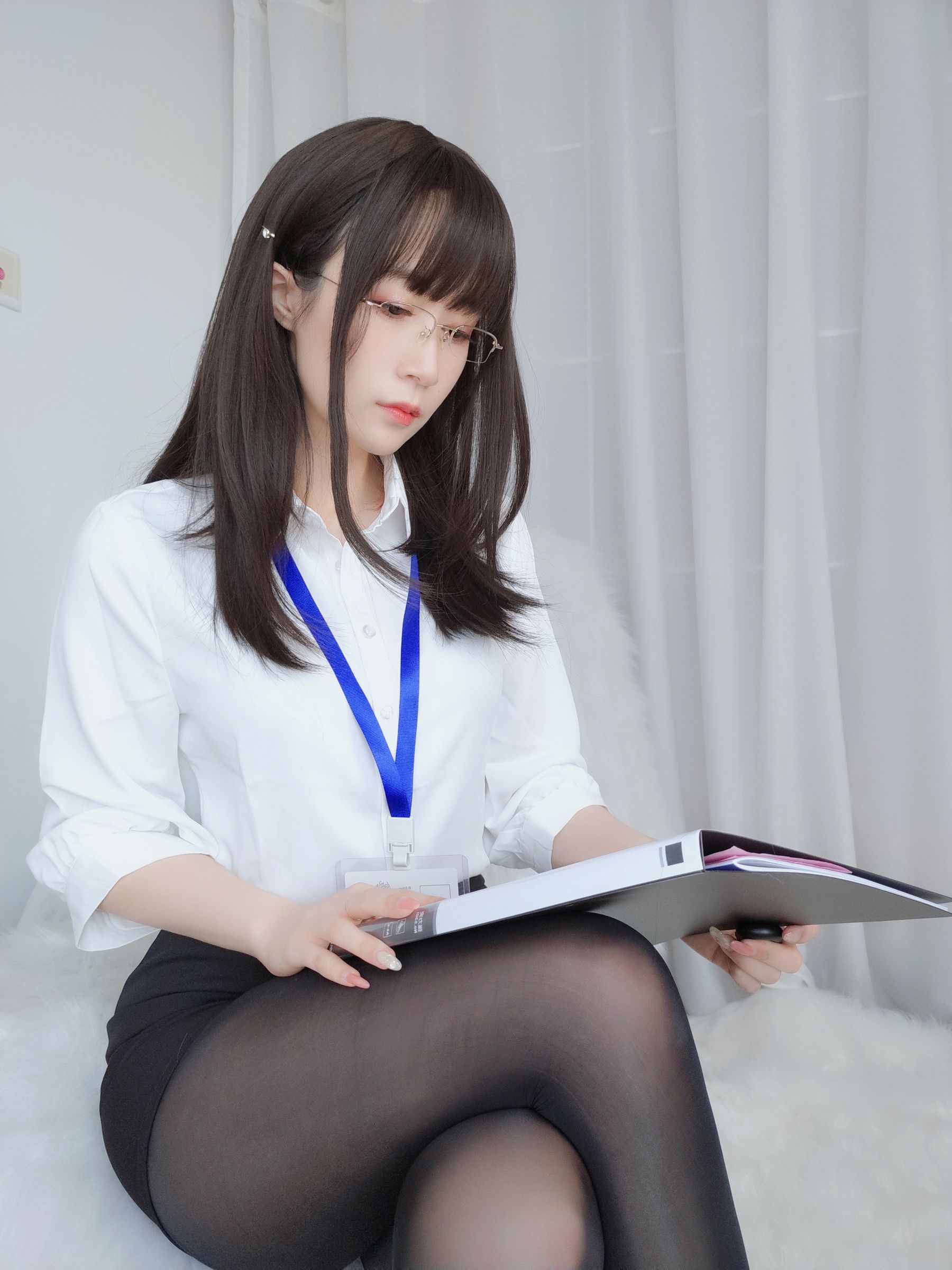 Coser小姐姐白银 - 制服-图0