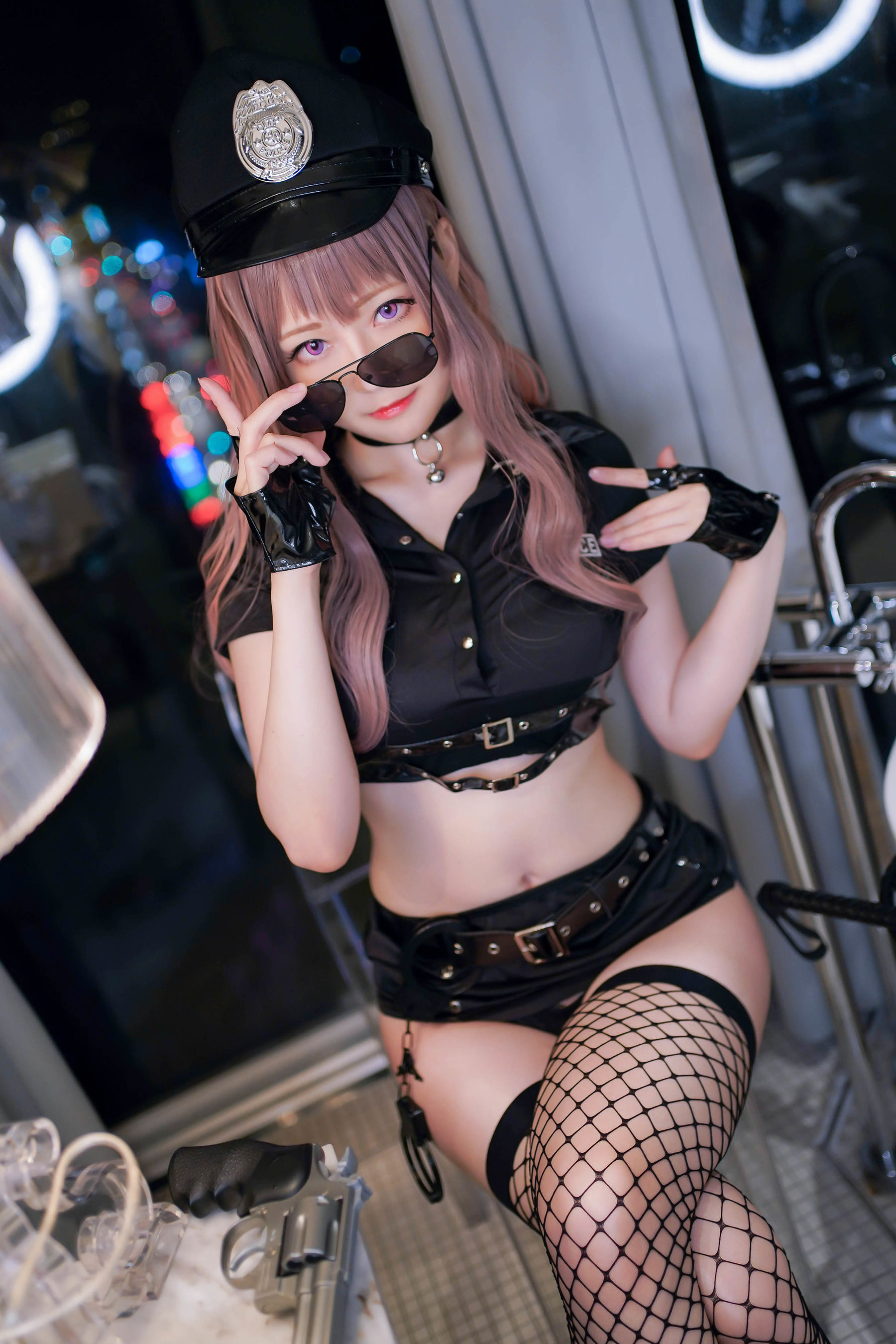 COS妹子Arty亞緹 - 女警网袜-图0
