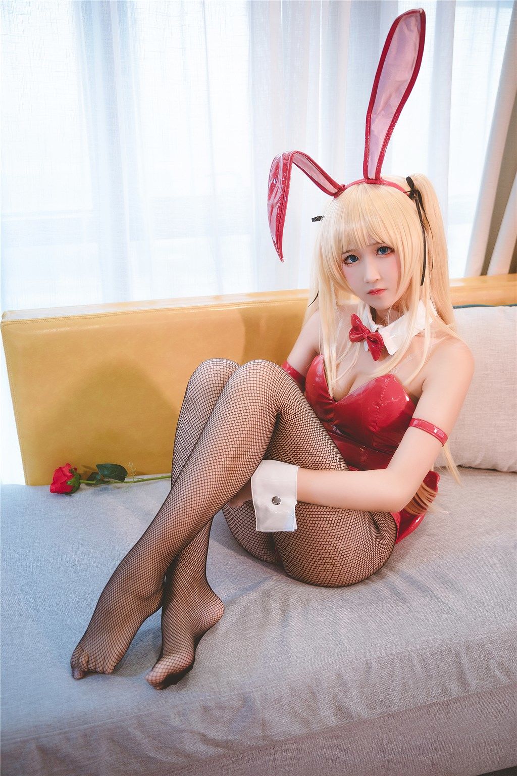 微博妹子三度_69 - 黑丝兔女郎-图37