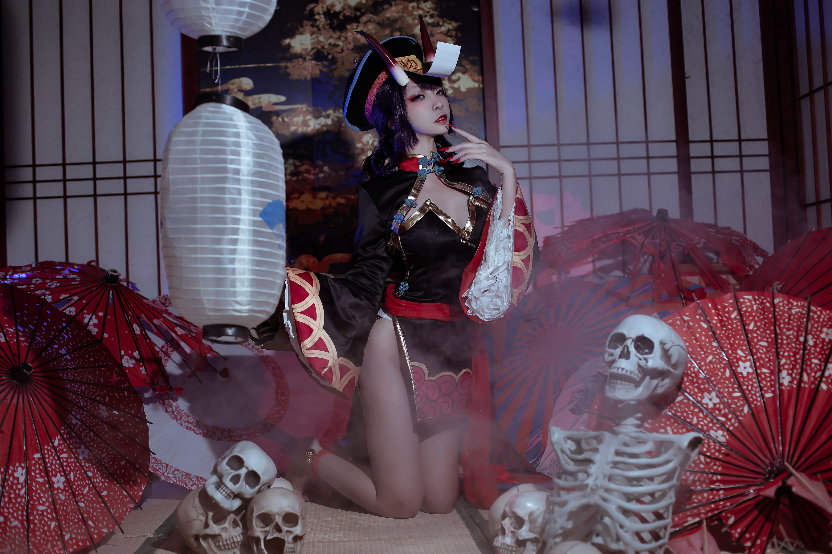 人气Coser二佐Nisa - fate酒吞僵尸童子-图0