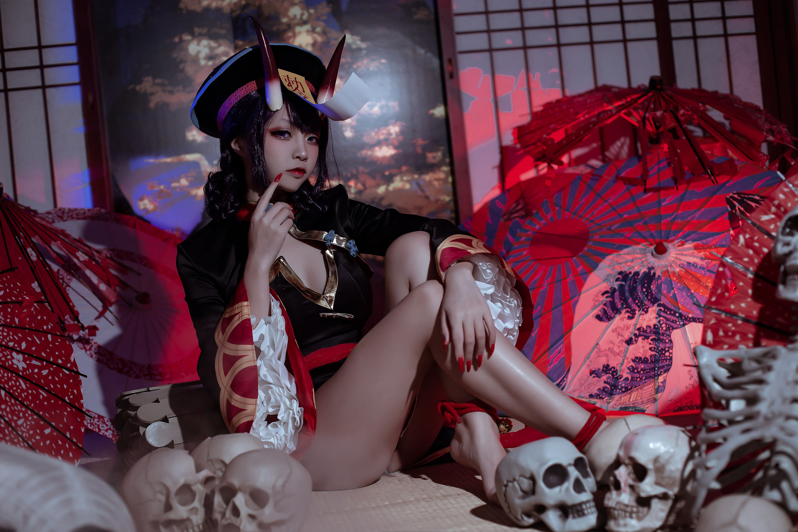 人气Coser二佐Nisa - fate酒吞僵尸童子-图9
