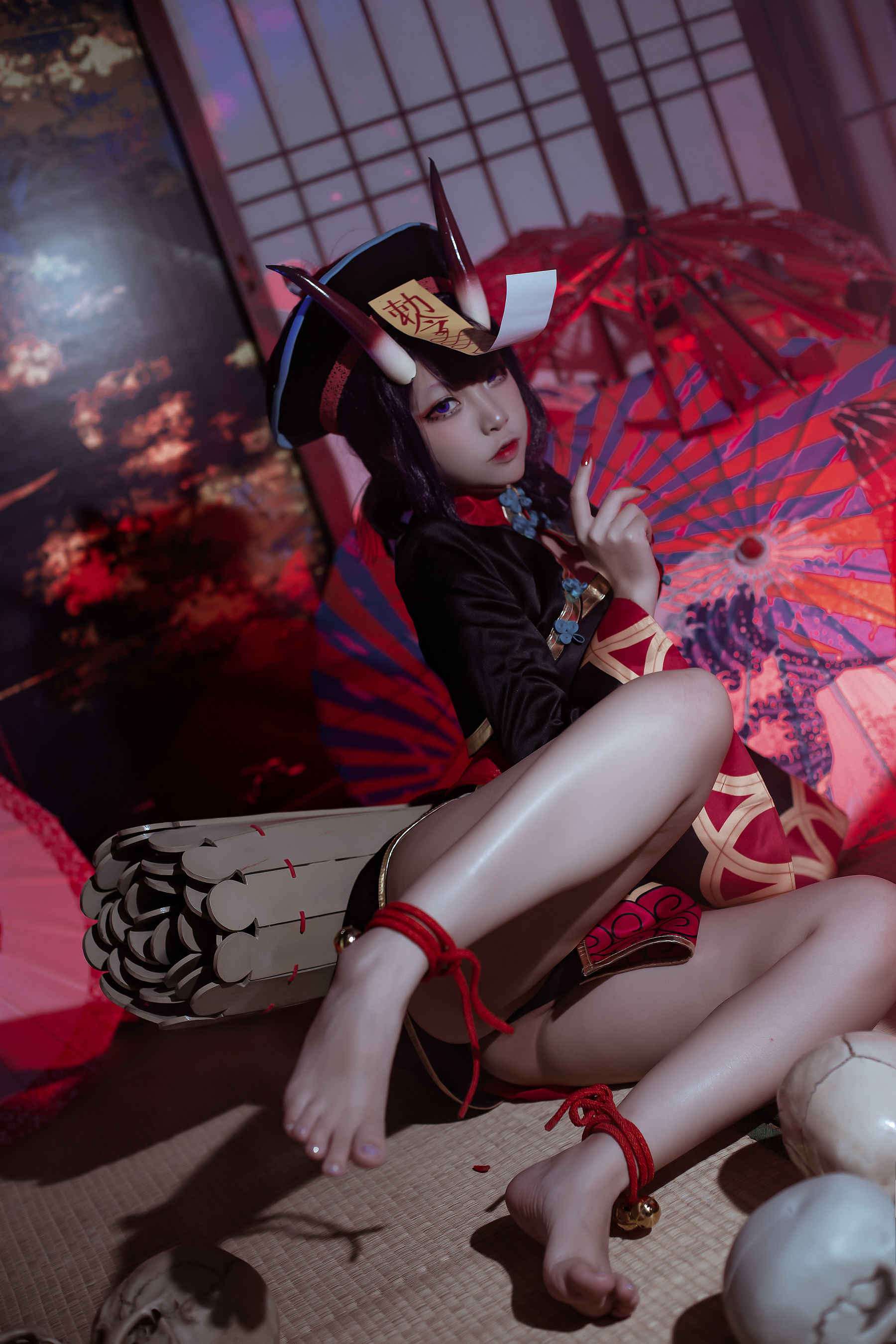 人气Coser二佐Nisa - fate酒吞僵尸童子-图11