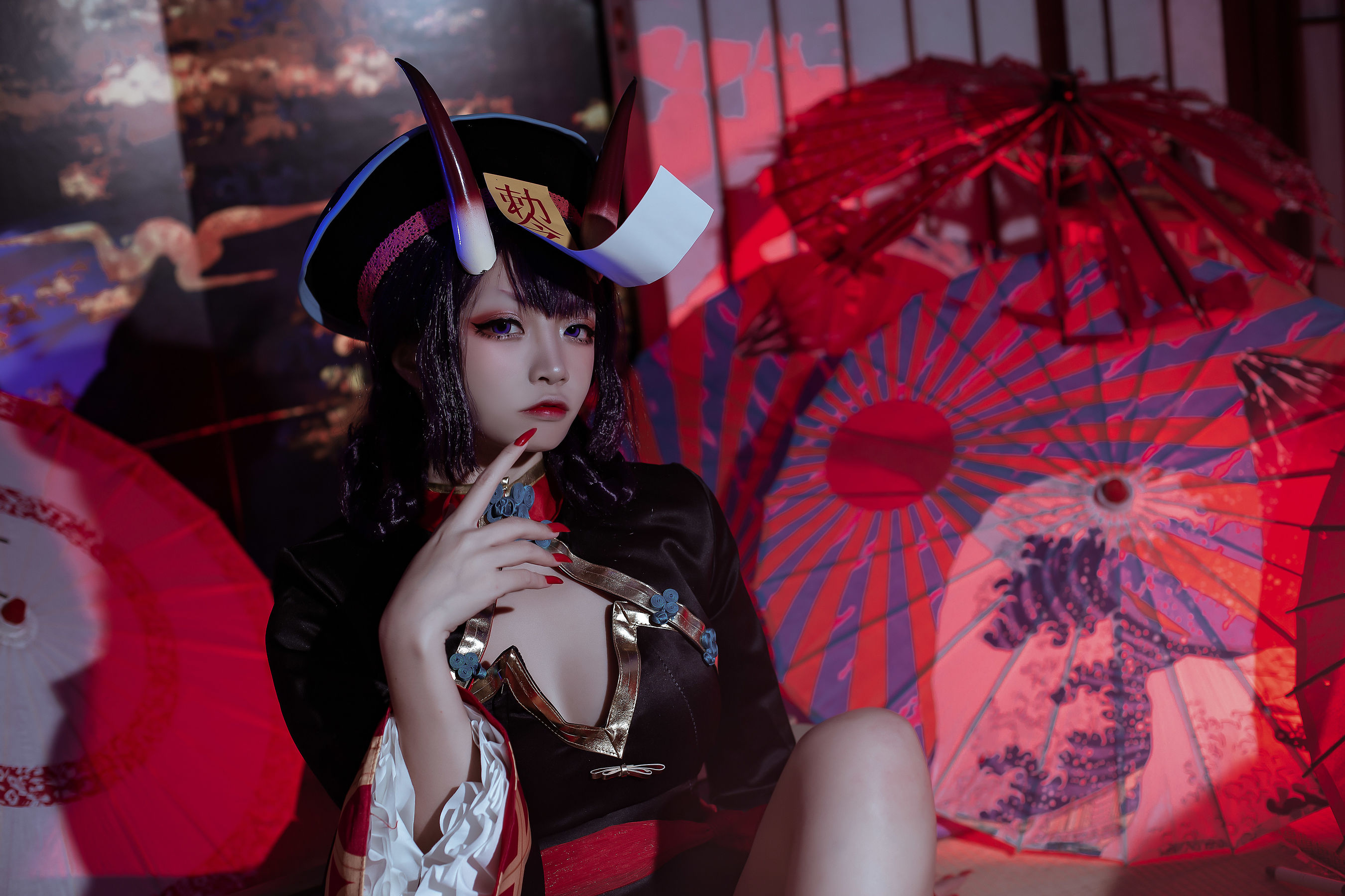 人气Coser二佐Nisa - fate酒吞僵尸童子-图12