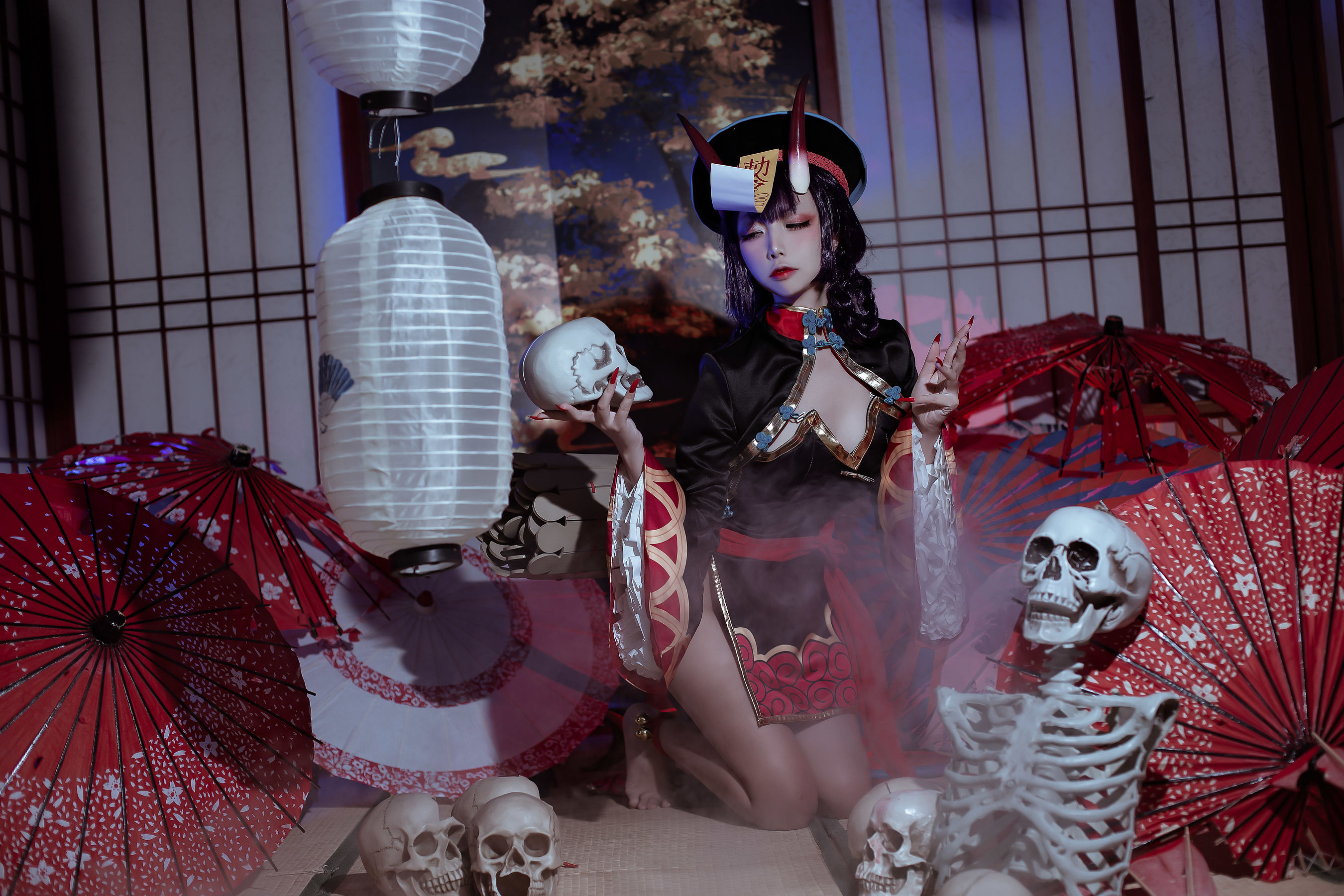 人气Coser二佐Nisa - fate酒吞僵尸童子-图1