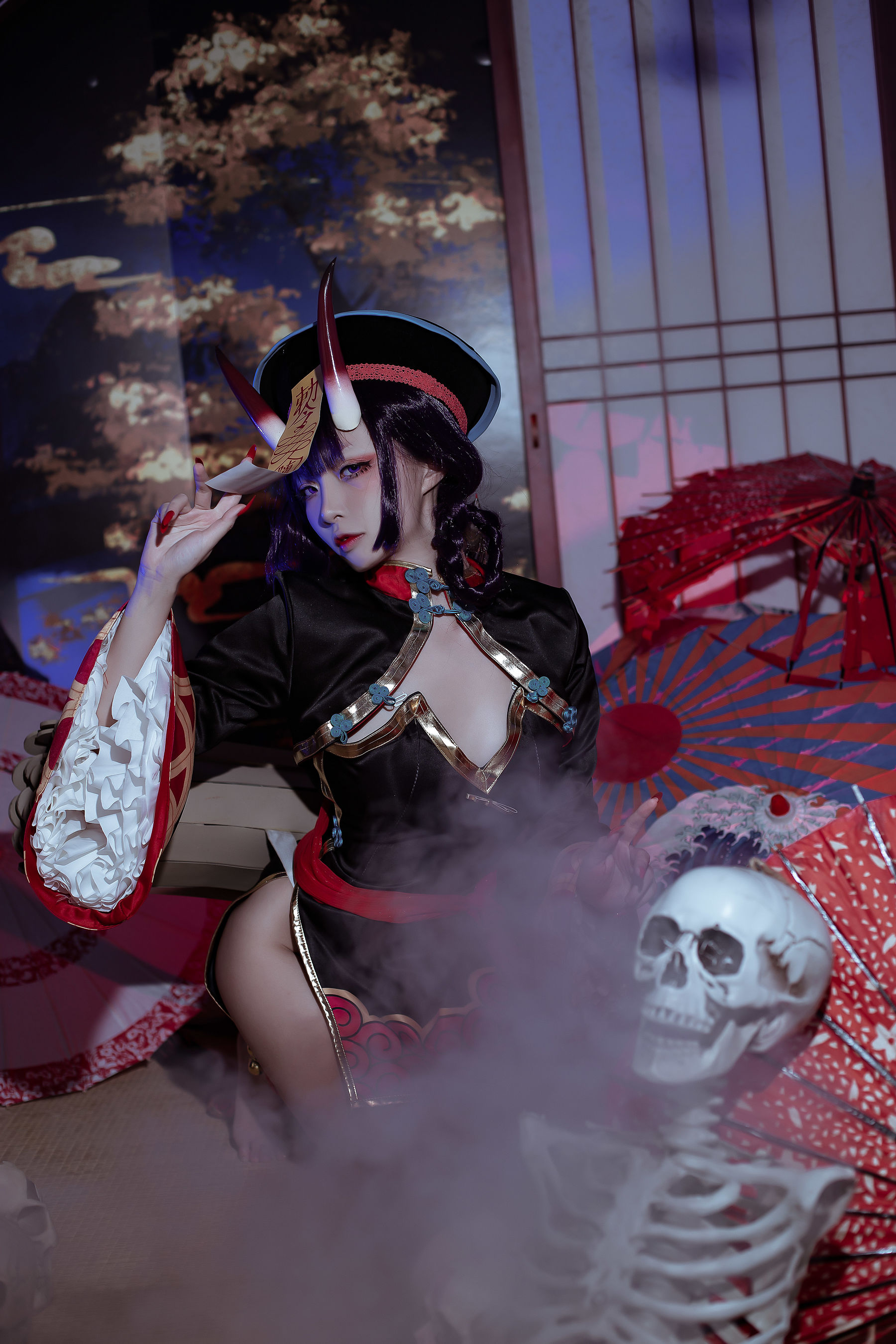 人气Coser二佐Nisa - fate酒吞僵尸童子-图3