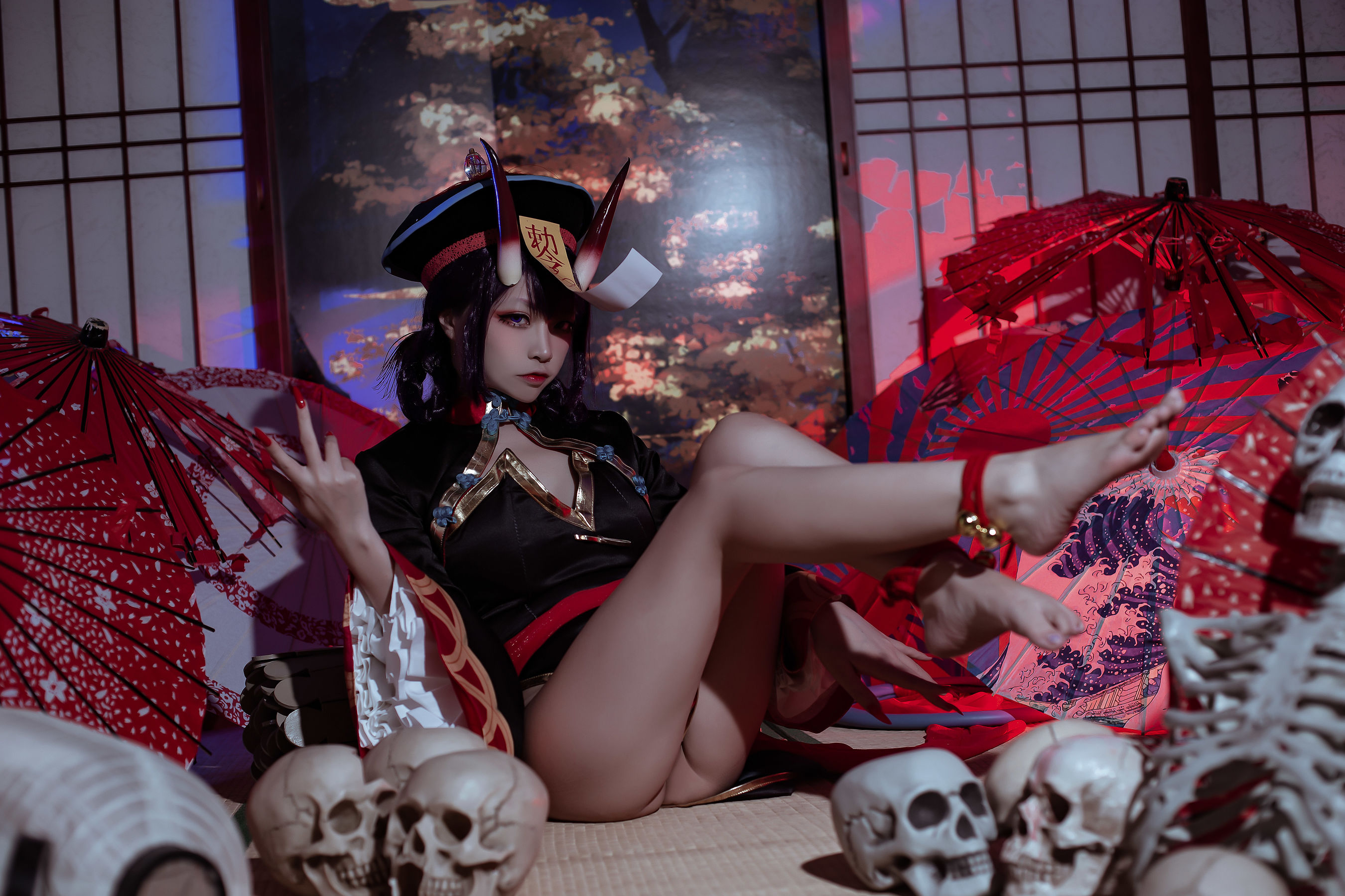 人气Coser二佐Nisa - fate酒吞僵尸童子-图8