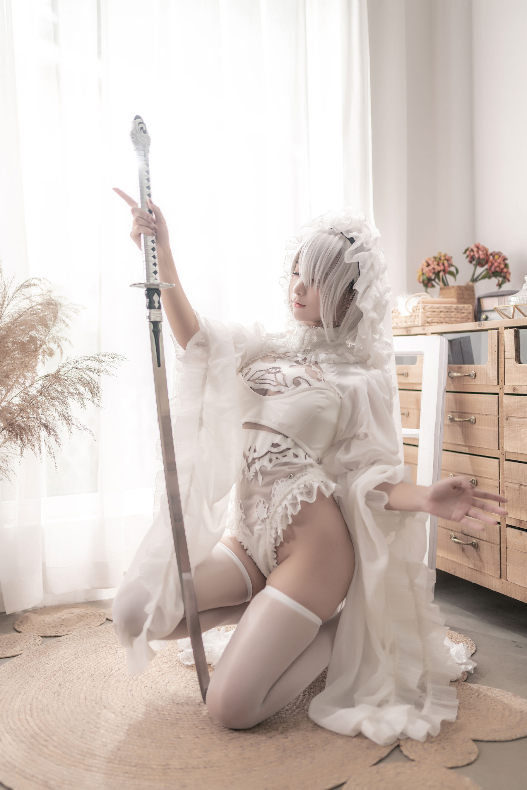 动漫博主蠢沫沫 - 尼尔纪元 白花嫁-图11