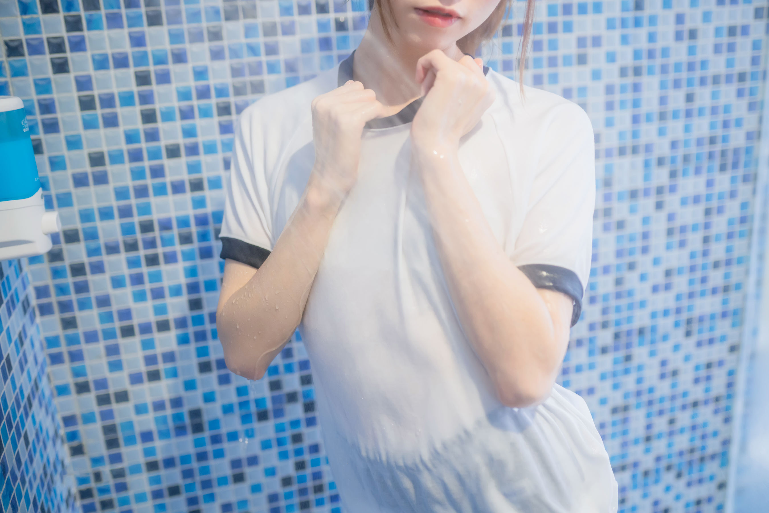 动漫博主Kitaro_绮太郎 - 湿身体操服-图27