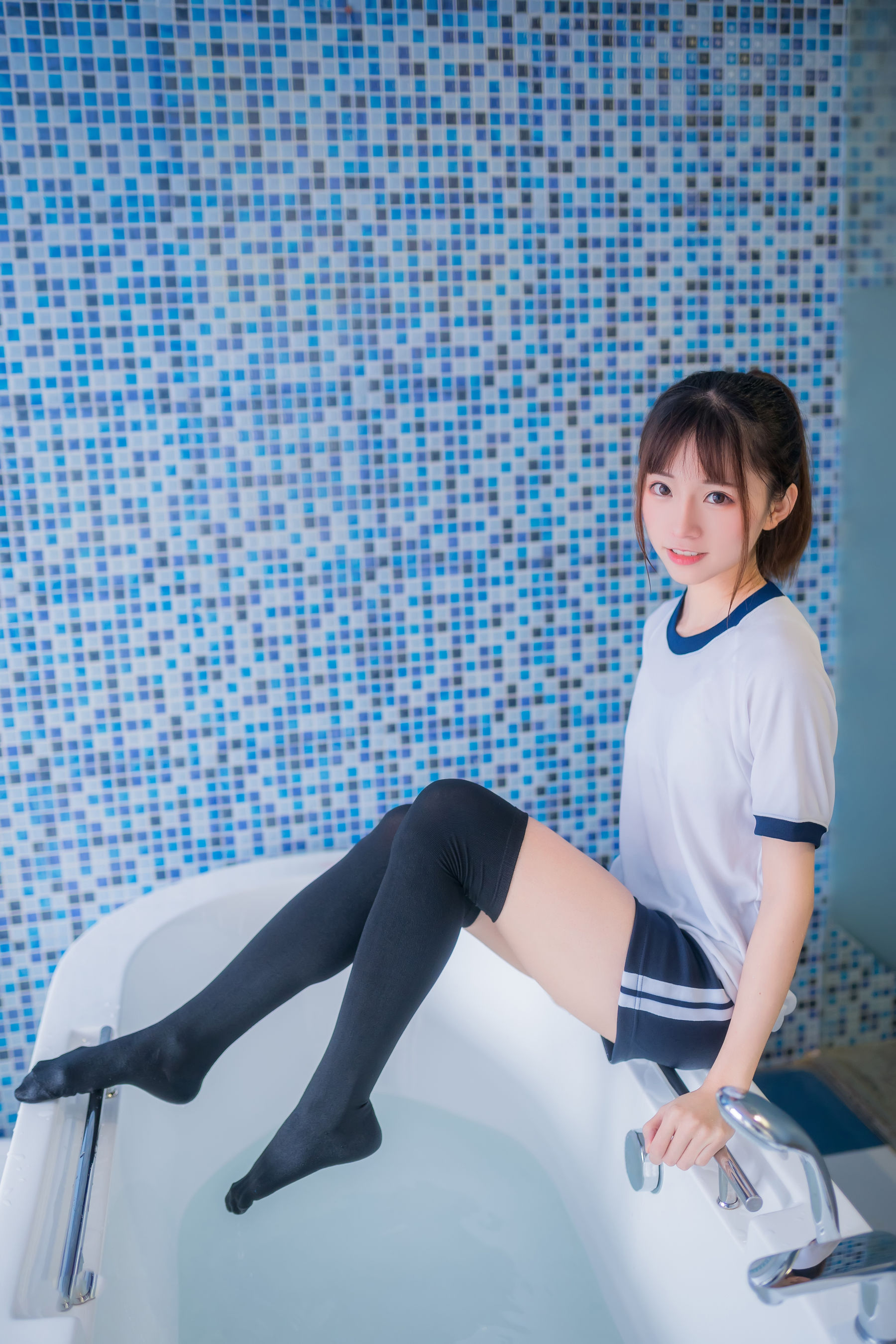 动漫博主Kitaro_绮太郎 - 湿身体操服-图33