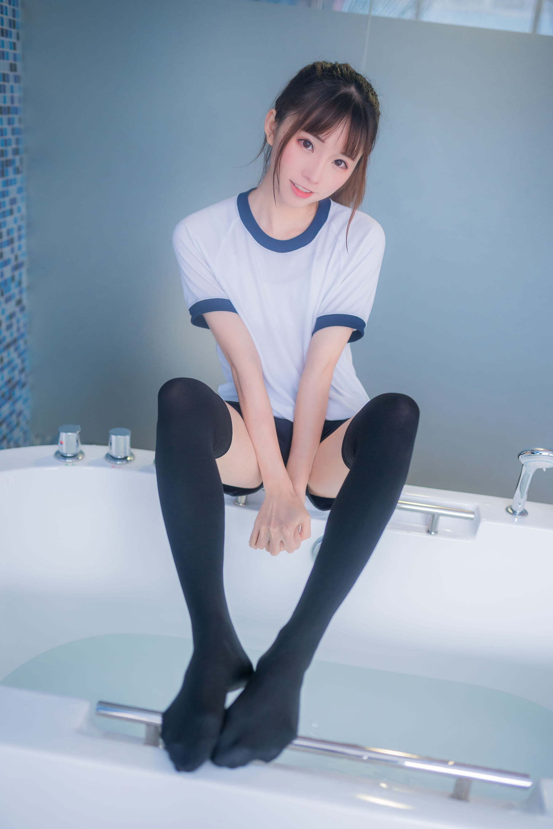 动漫博主Kitaro_绮太郎 - 湿身体操服-图36