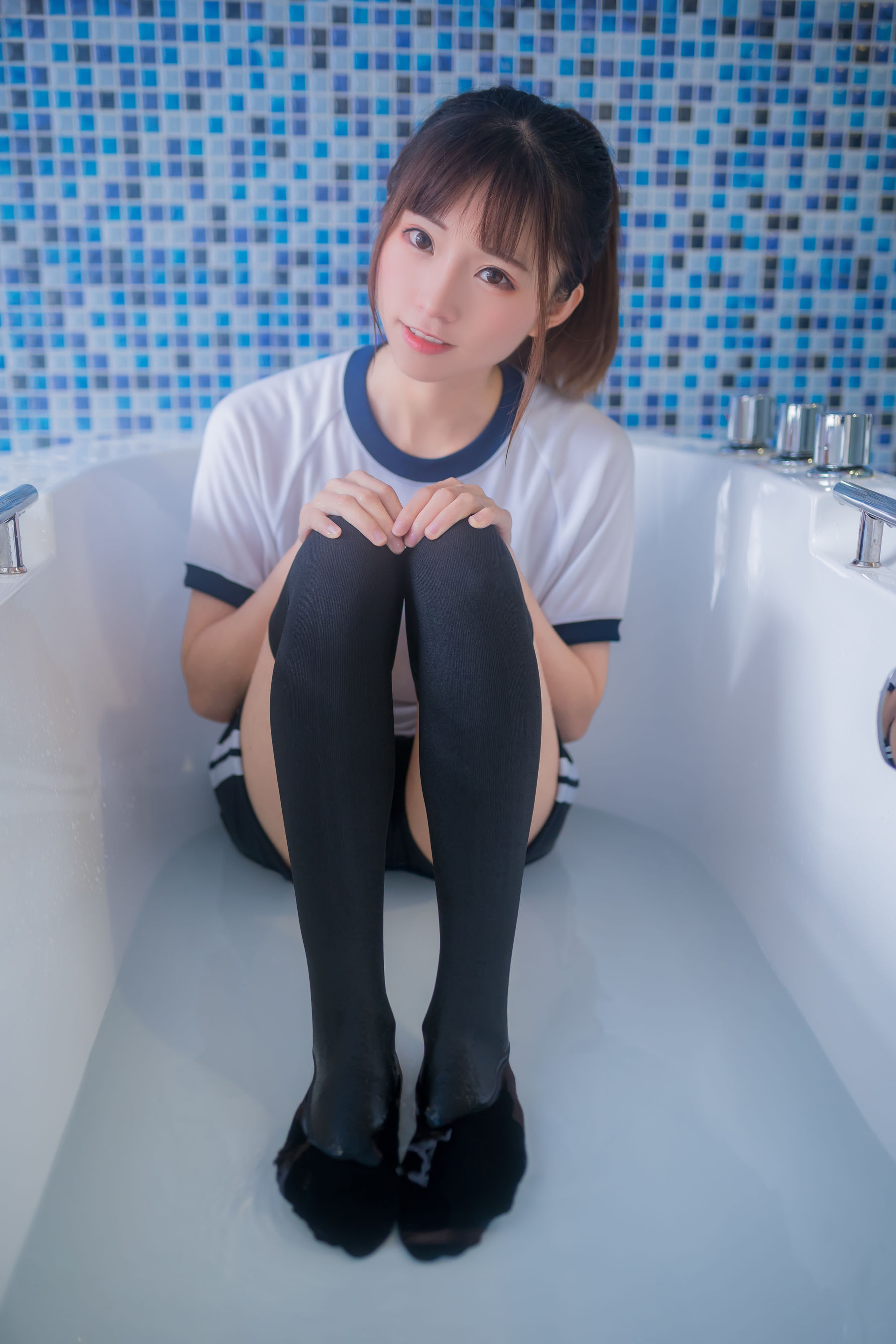 动漫博主Kitaro_绮太郎 - 湿身体操服-图43