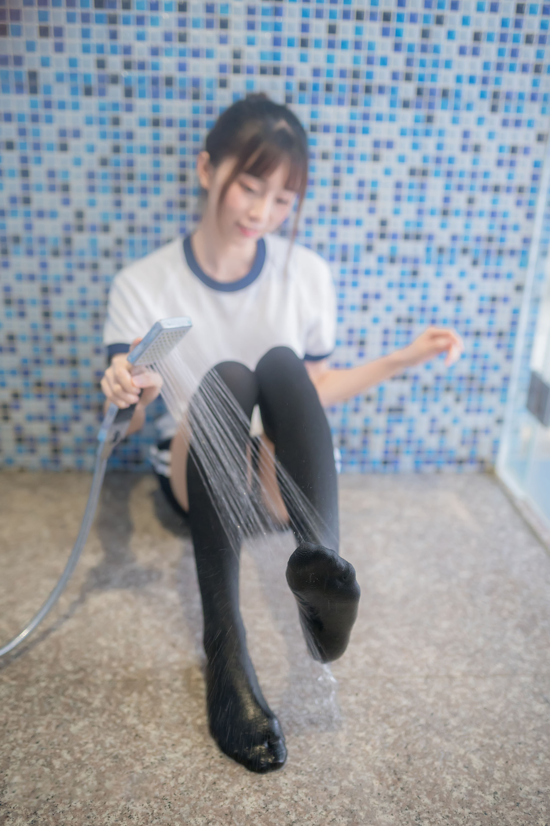 动漫博主Kitaro_绮太郎 - 湿身体操服-图4