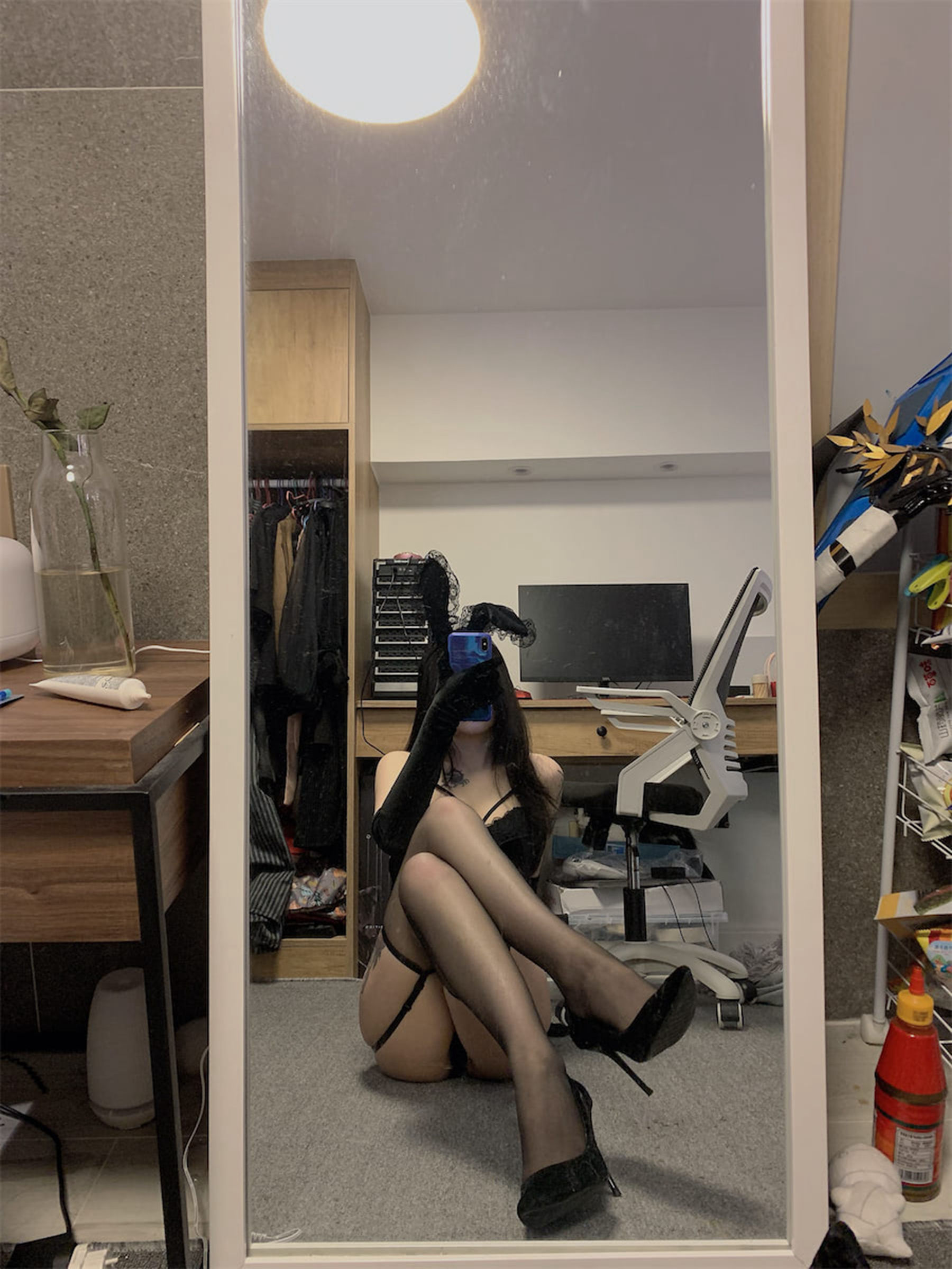 vams子 - 黑色兔女郎-图2