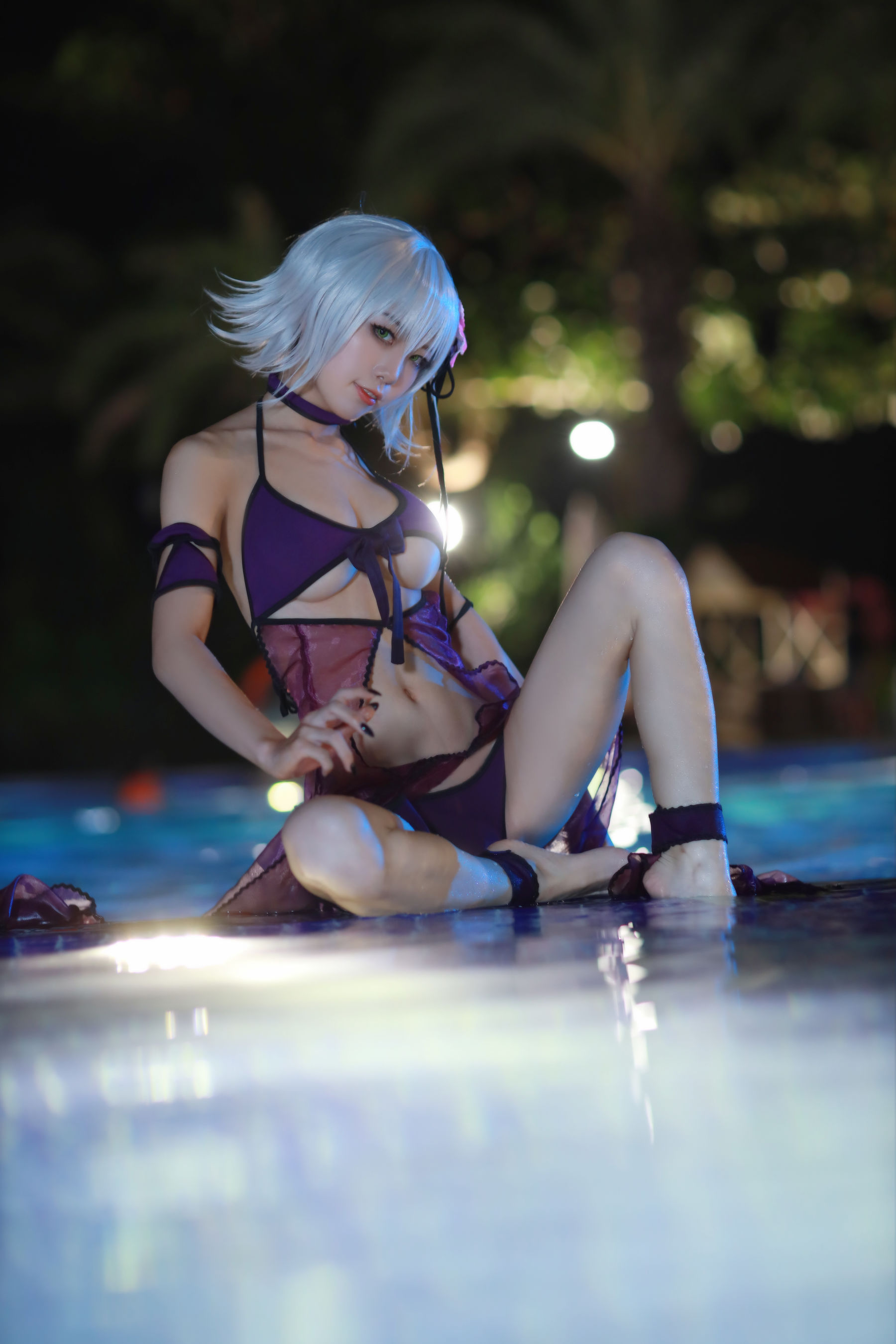 动漫博主水淼aqua - 贞德泳装-图9