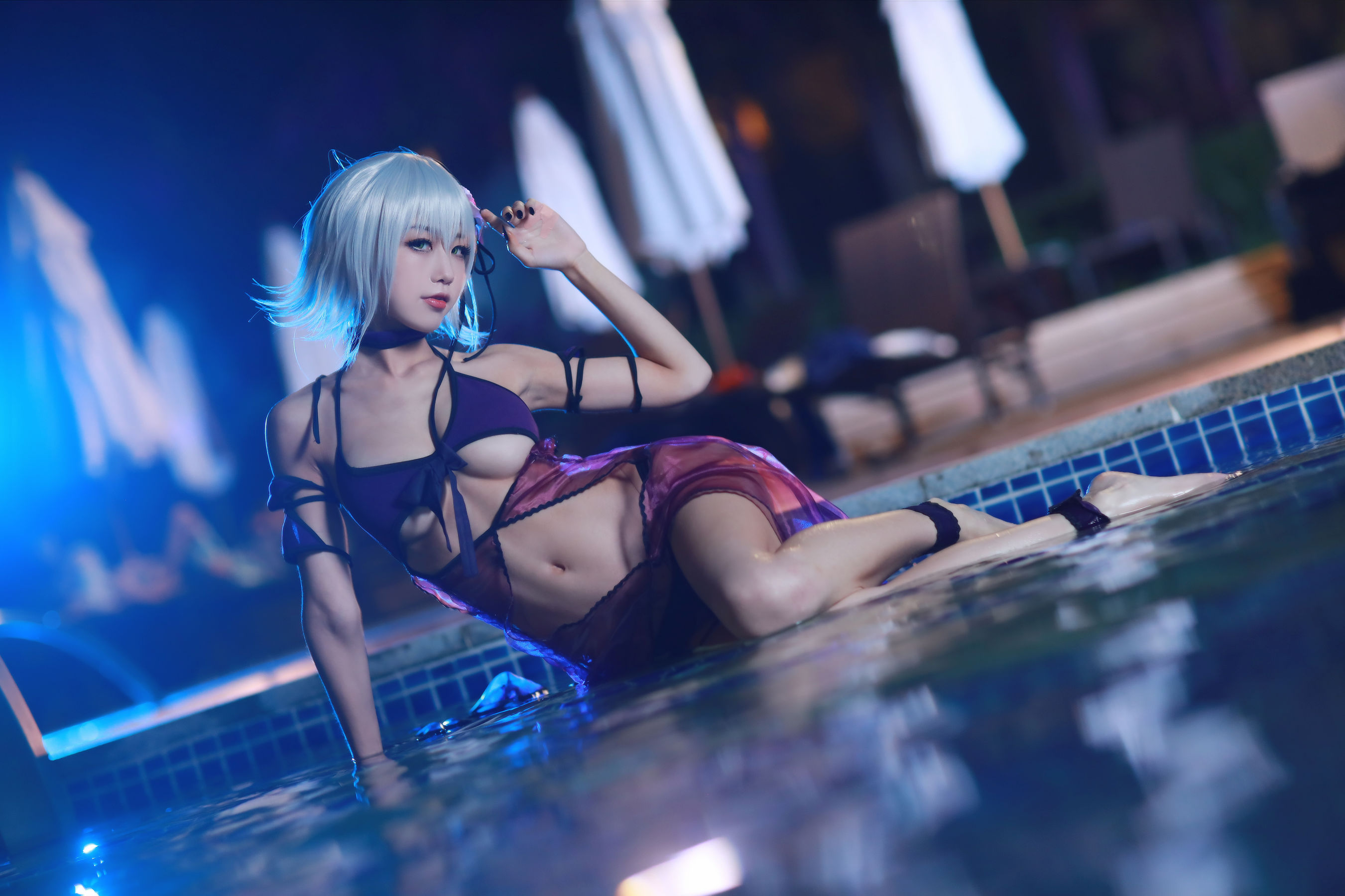 动漫博主水淼aqua - 贞德泳装-图5