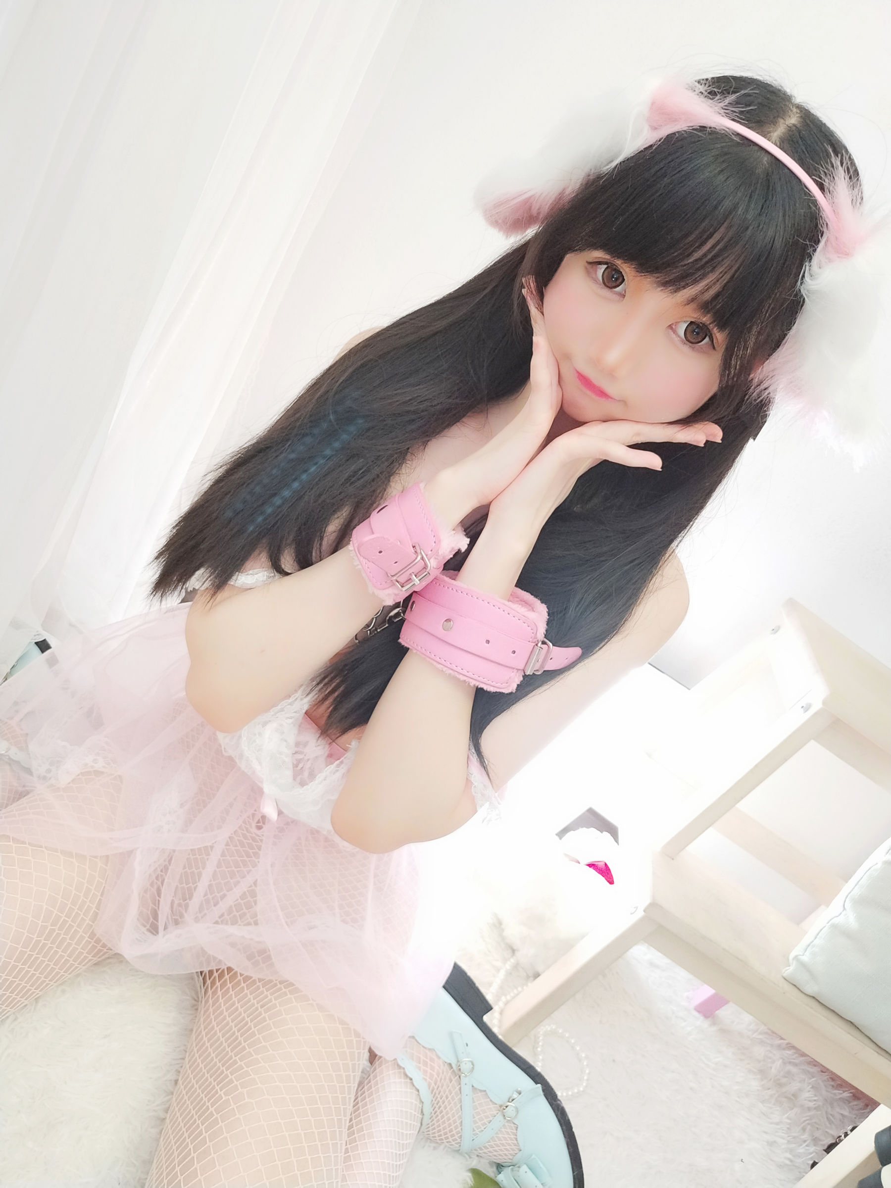 NAGISA魔物喵 - ピンクのレースのうさぎ-图11