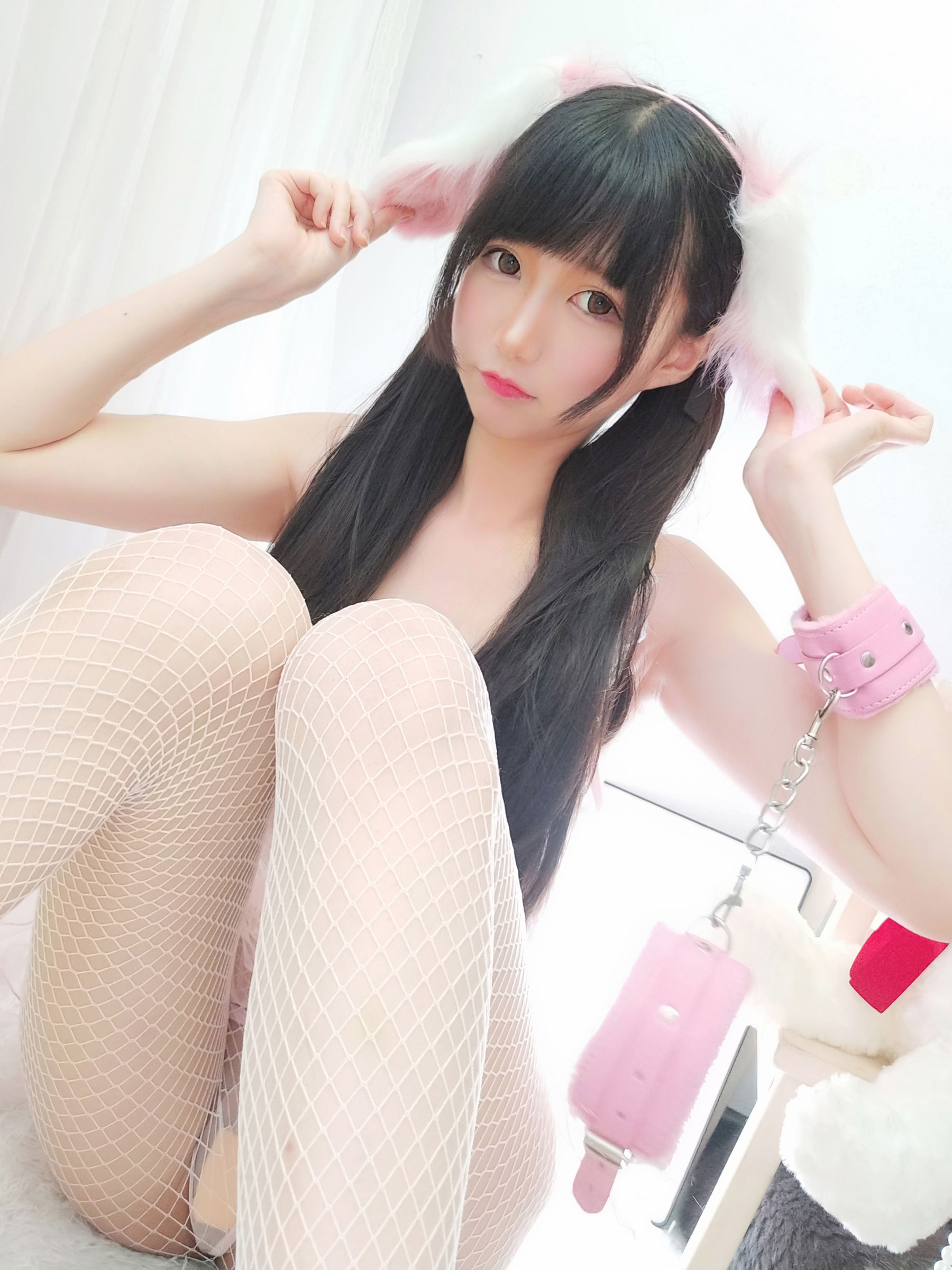NAGISA魔物喵 - ピンクのレースのうさぎ-图21