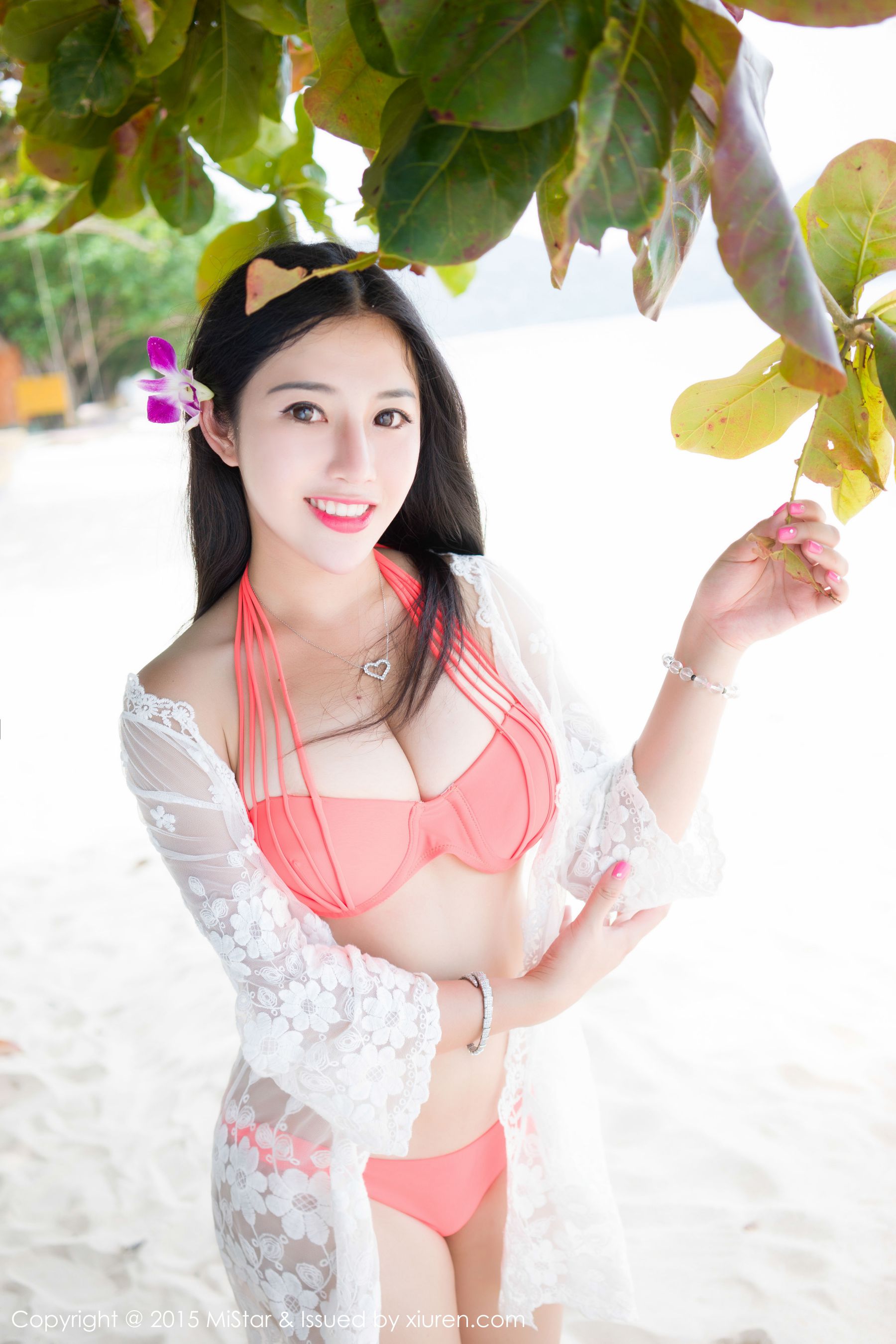 嘉嘉Tiffany《普吉岛旅拍》黑丝+蕾丝+比基尼  Vol.036-图36