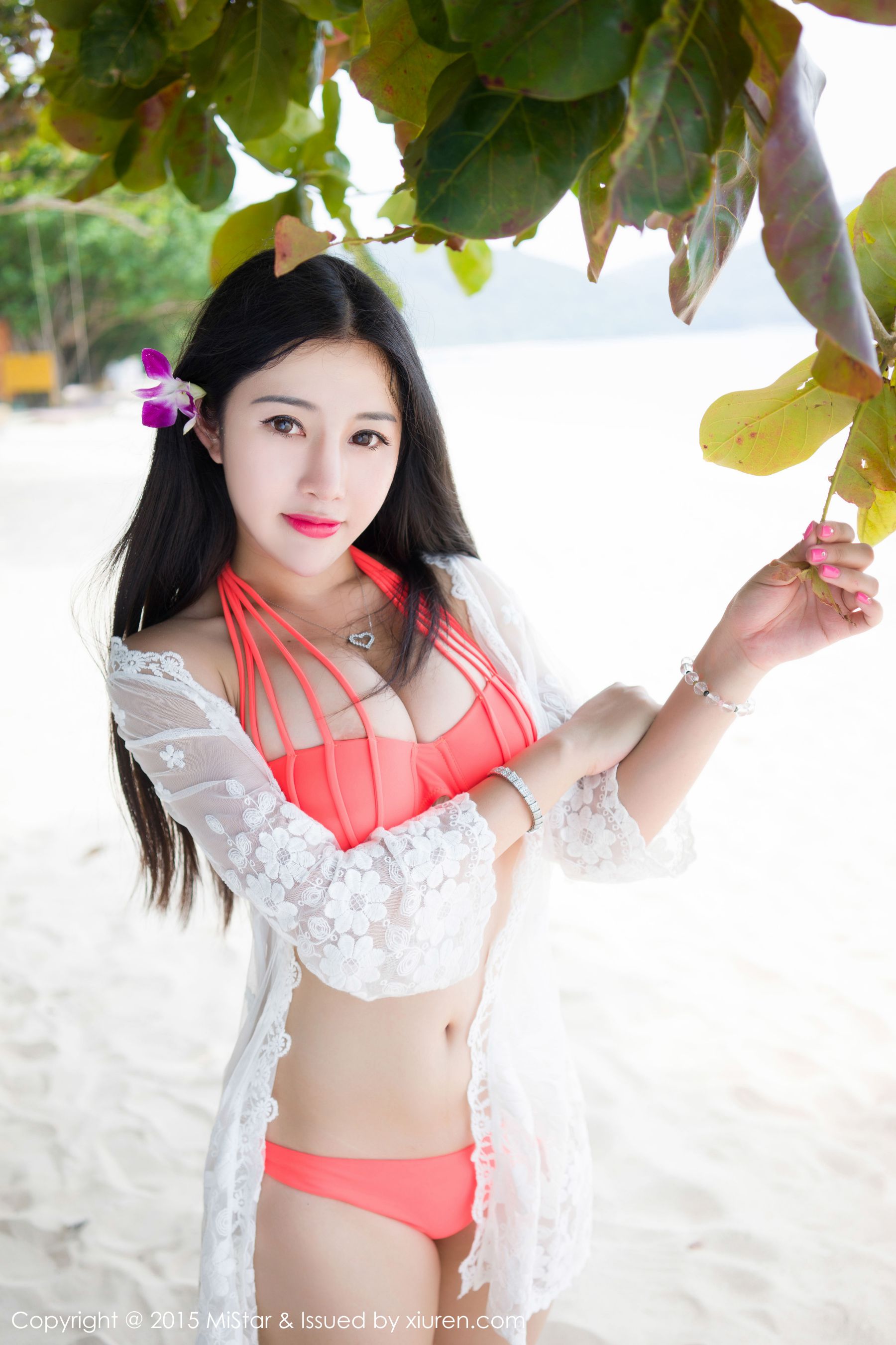 嘉嘉Tiffany《普吉岛旅拍》黑丝+蕾丝+比基尼  Vol.036-图38