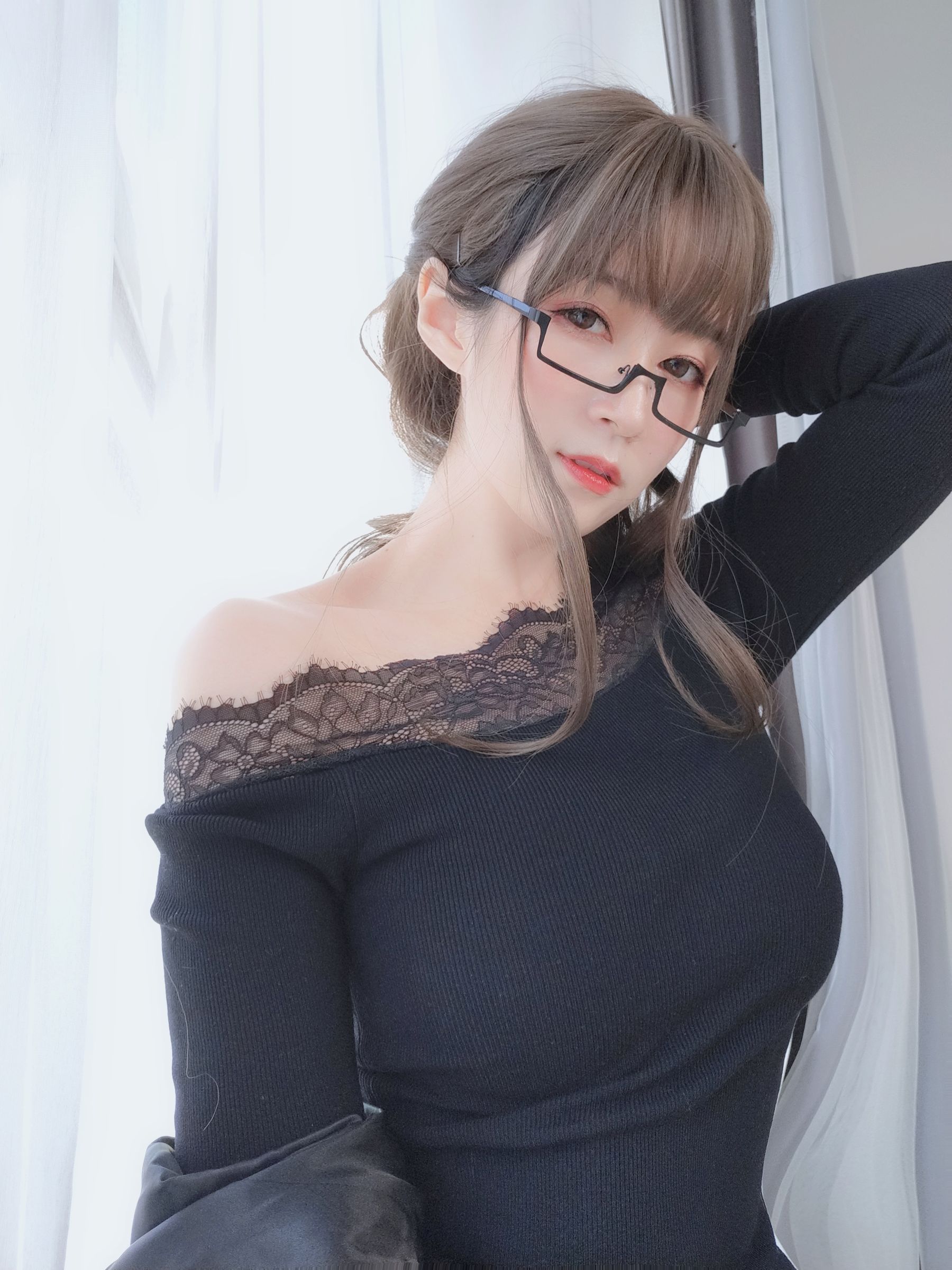 Coser小姐姐白银 - 黑西服-图12