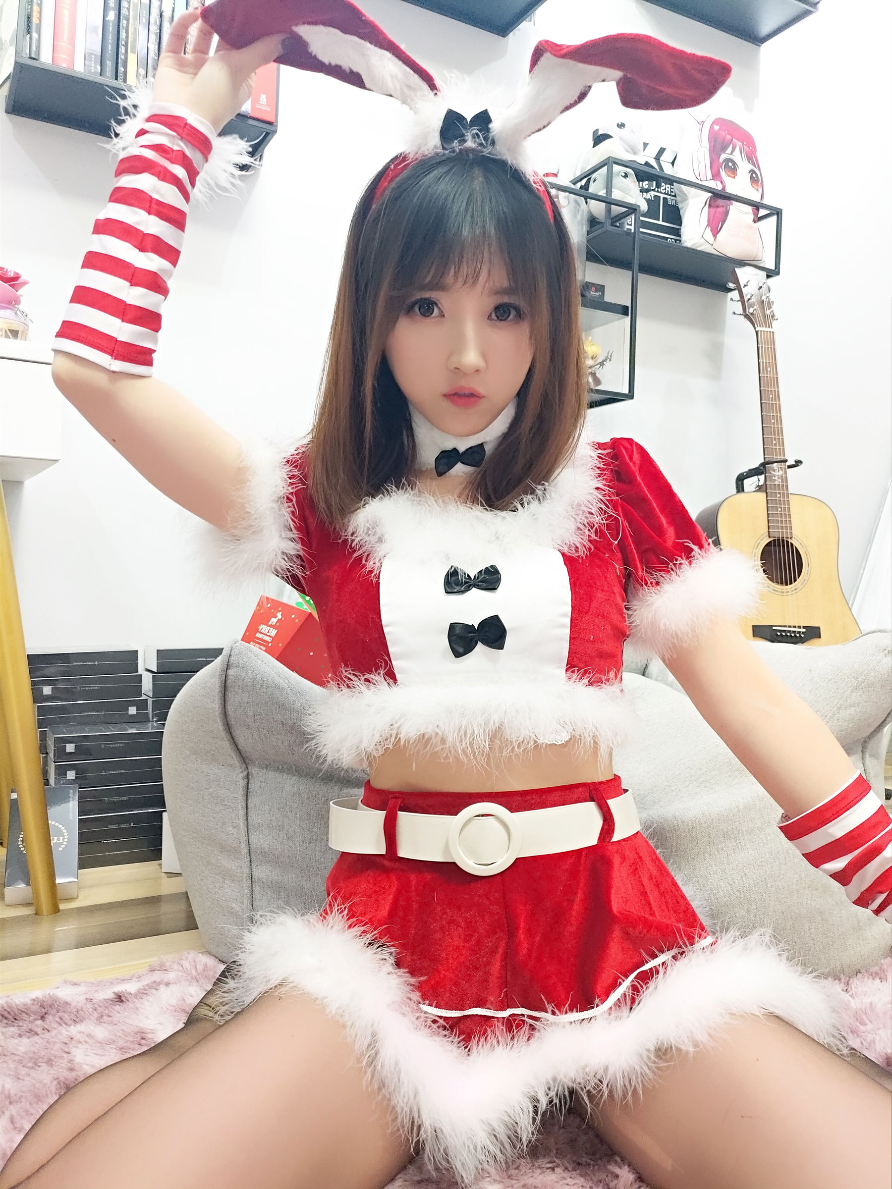 斗鱼主播小女巫露娜 - 圣诞装-图21