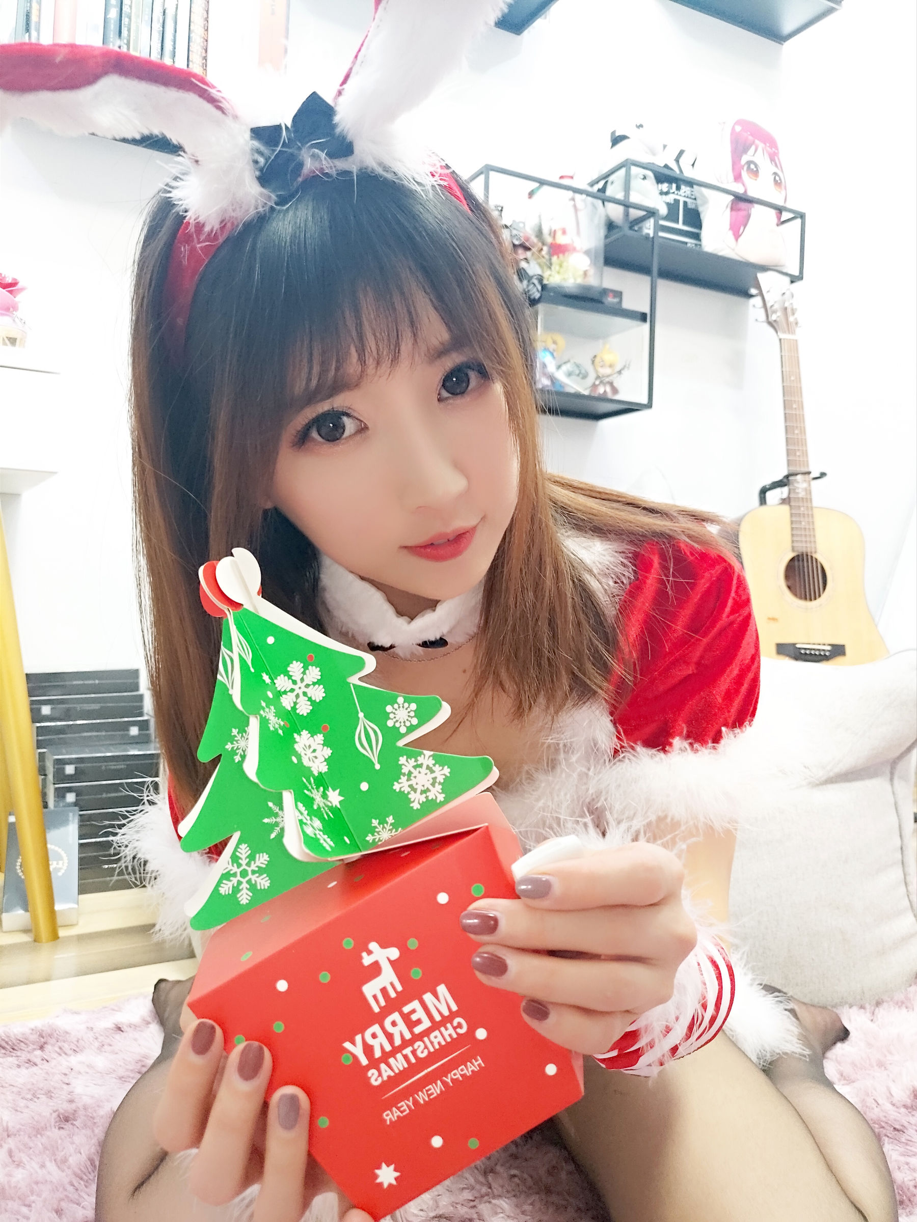 斗鱼主播小女巫露娜 - 圣诞装-图24