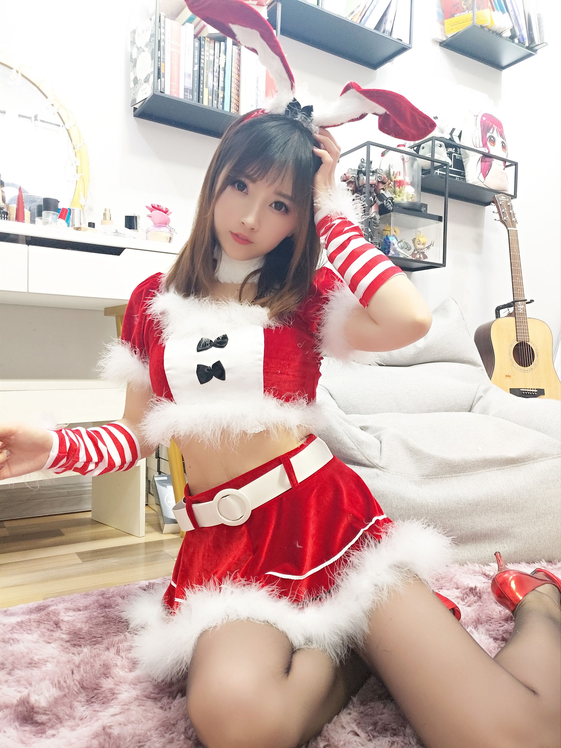 斗鱼主播小女巫露娜 - 圣诞装-图26