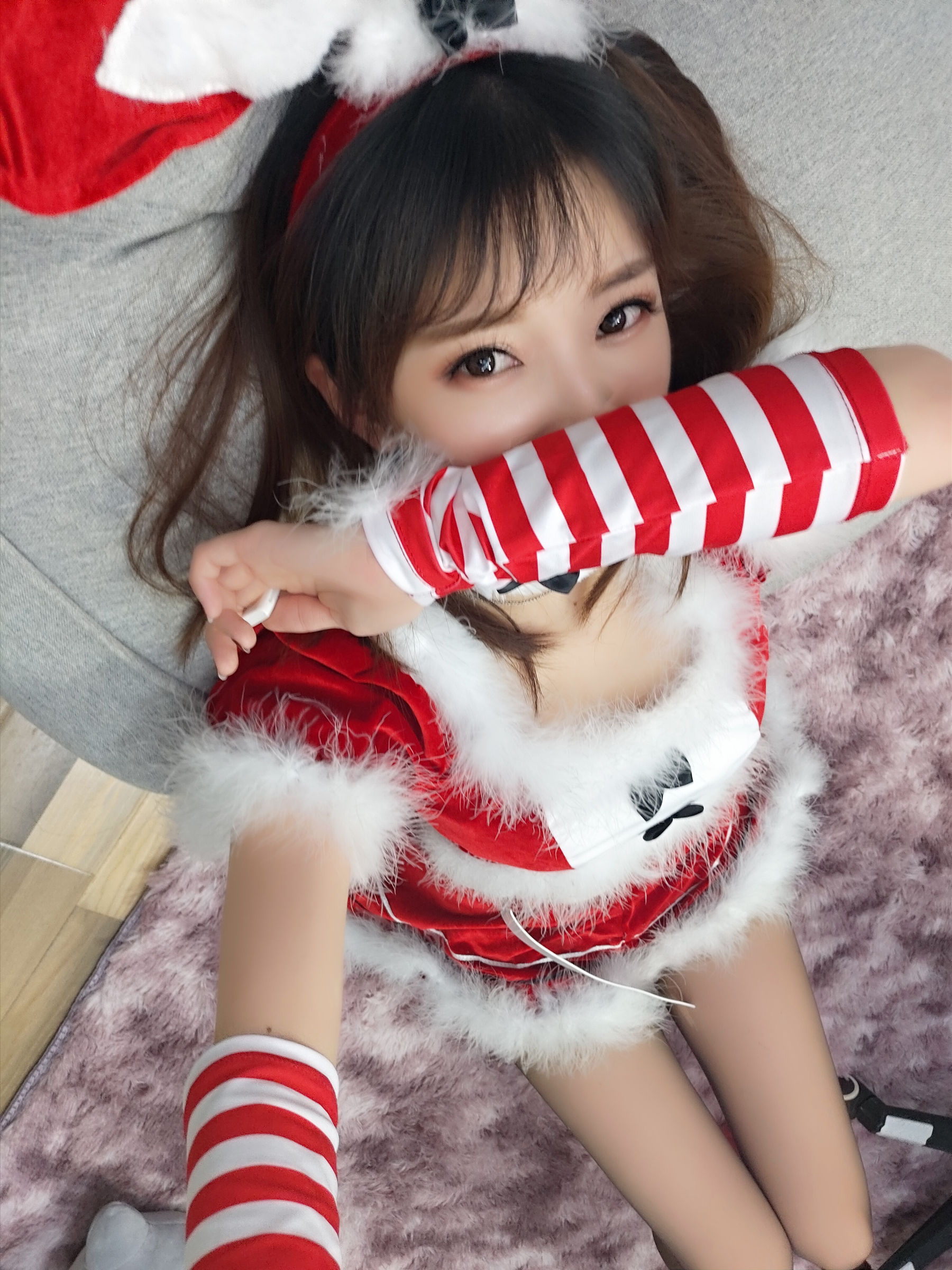 斗鱼主播小女巫露娜 - 圣诞装-图33