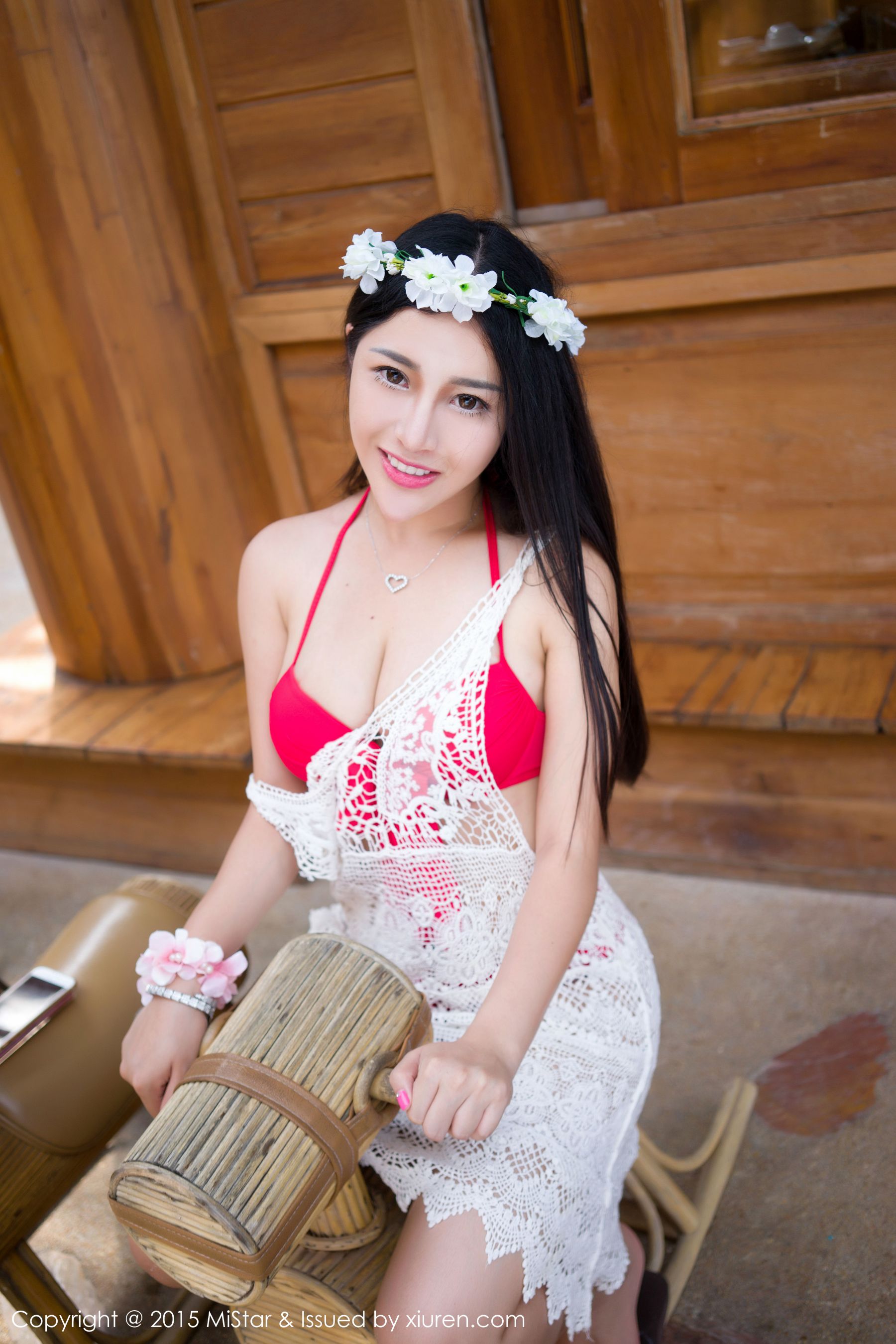 嘉嘉Tiffany《普吉岛旅拍》水手服泳装+比基尼  Vol.038-图43