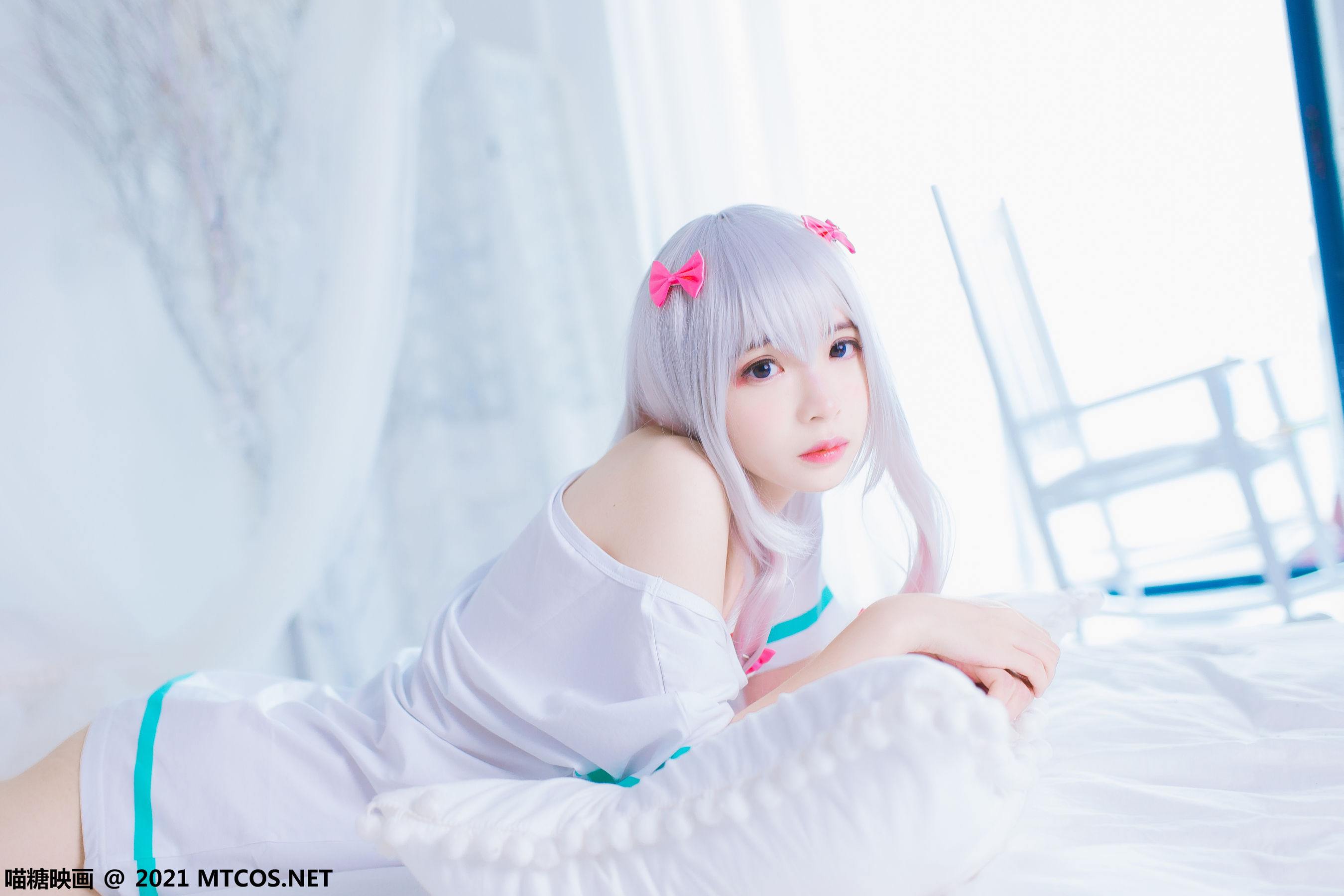 VOL.359 纱雾和白猫-图20