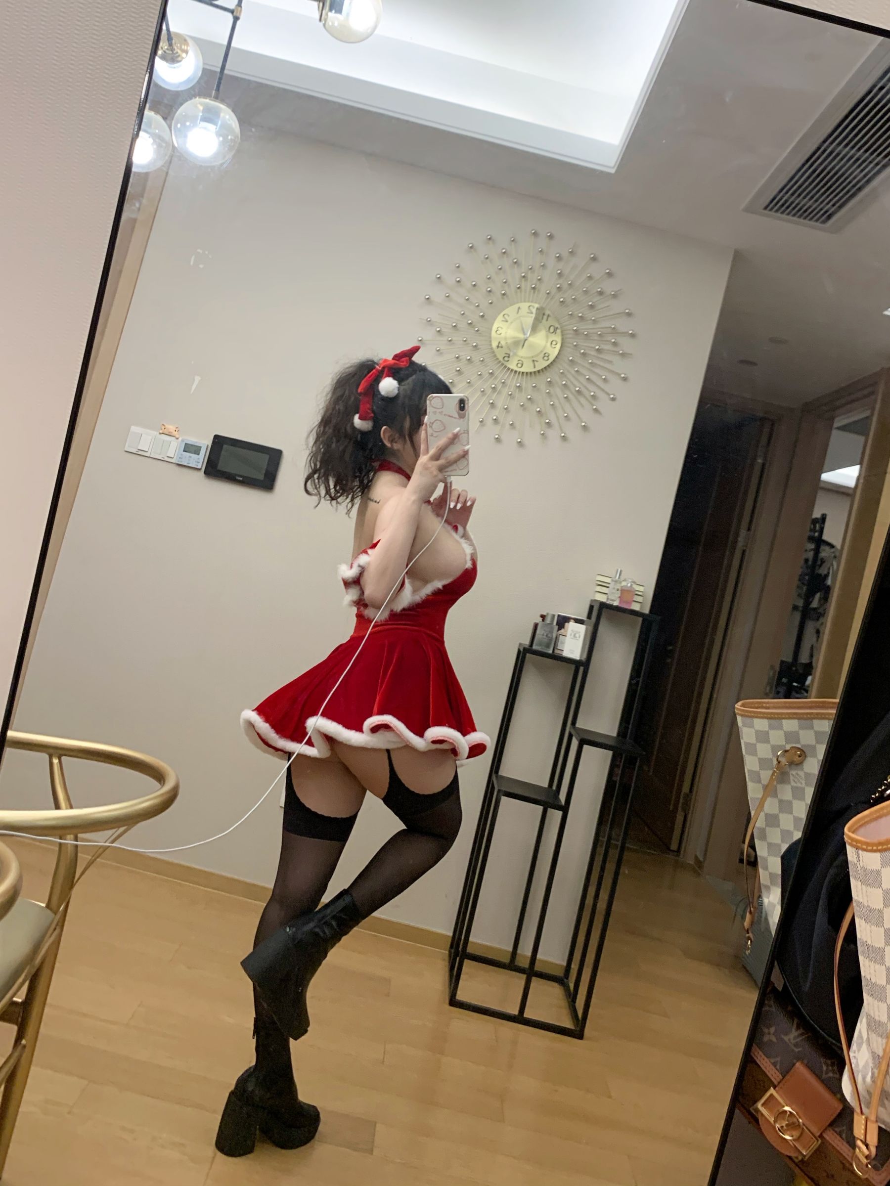 蜜桃少女是依酱呀 - 2020圣诞特辑-图9