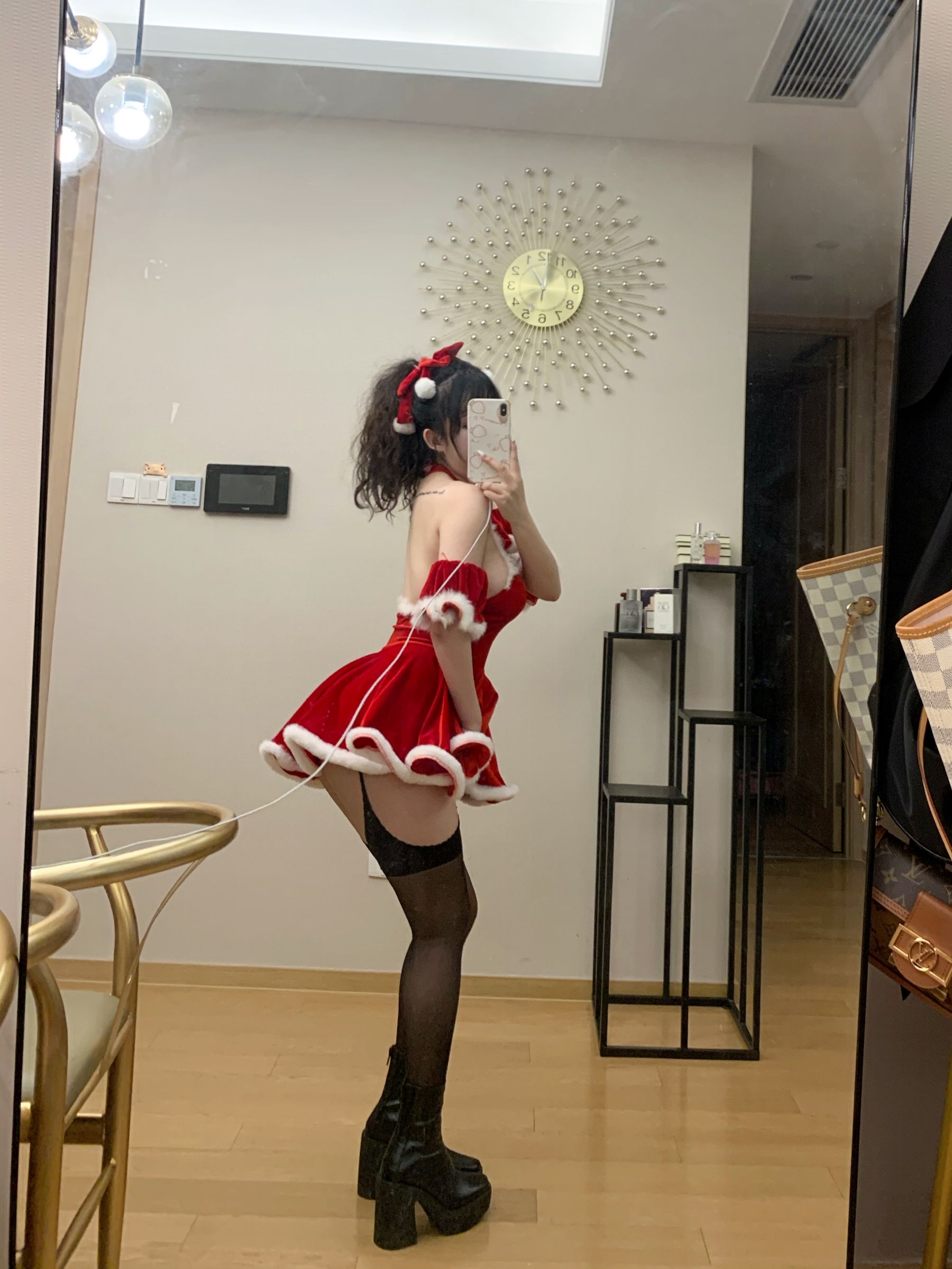 蜜桃少女是依酱呀 - 2020圣诞特辑-图8