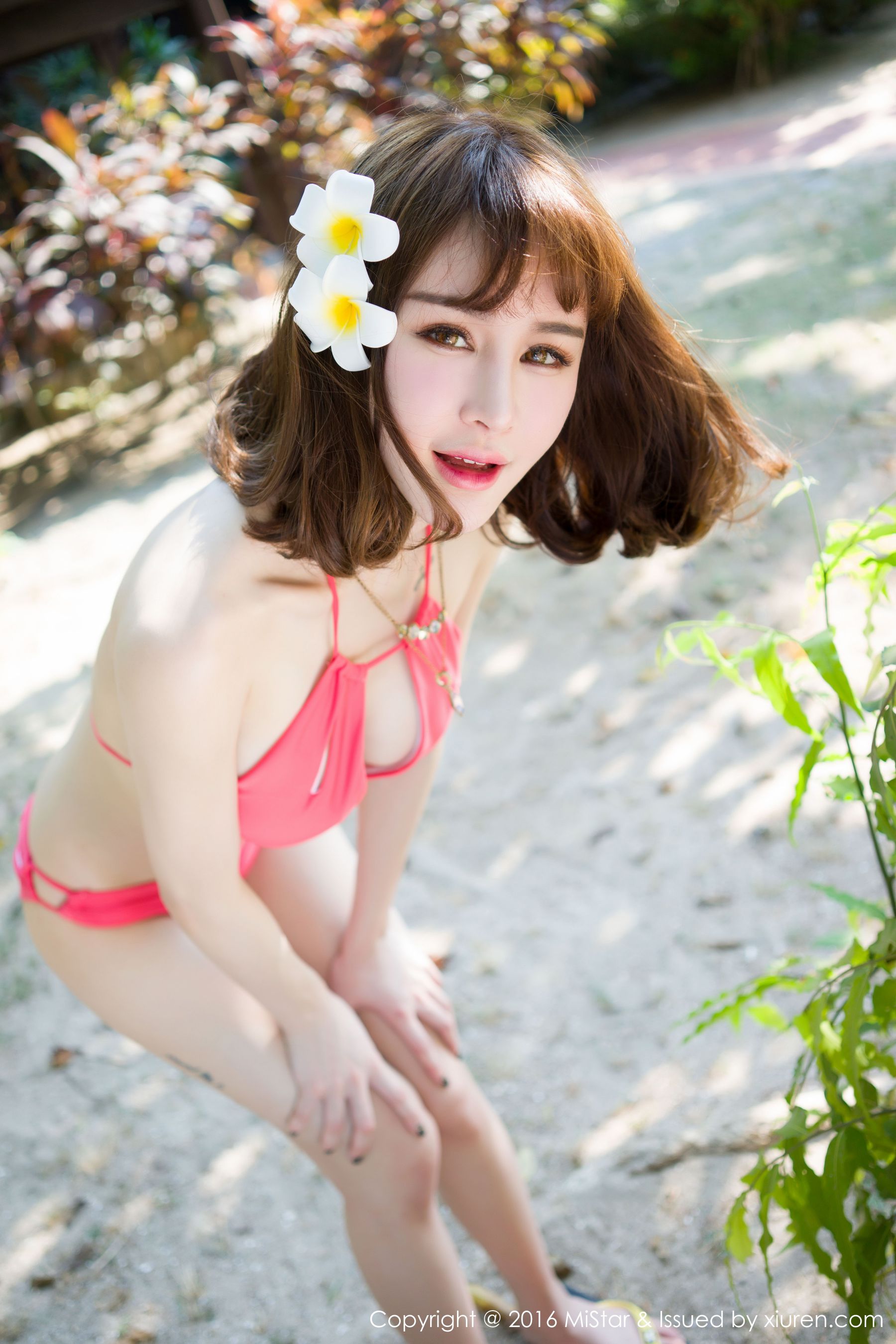 Cheryl青树《性感比基尼、魅惑浴袍、小清新长裙》  Vol.102-图9