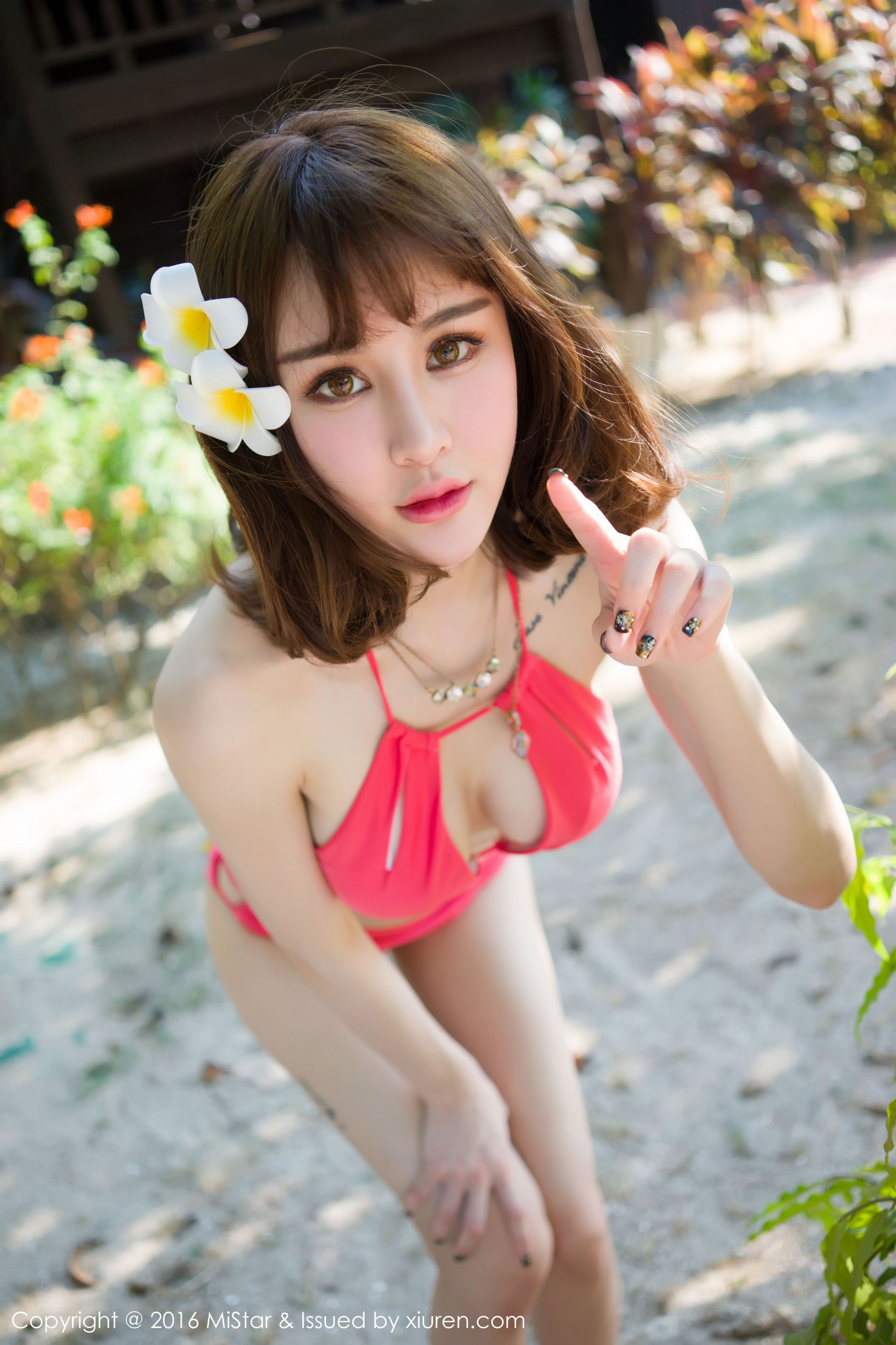 Cheryl青树《性感比基尼、魅惑浴袍、小清新长裙》  Vol.102-图10