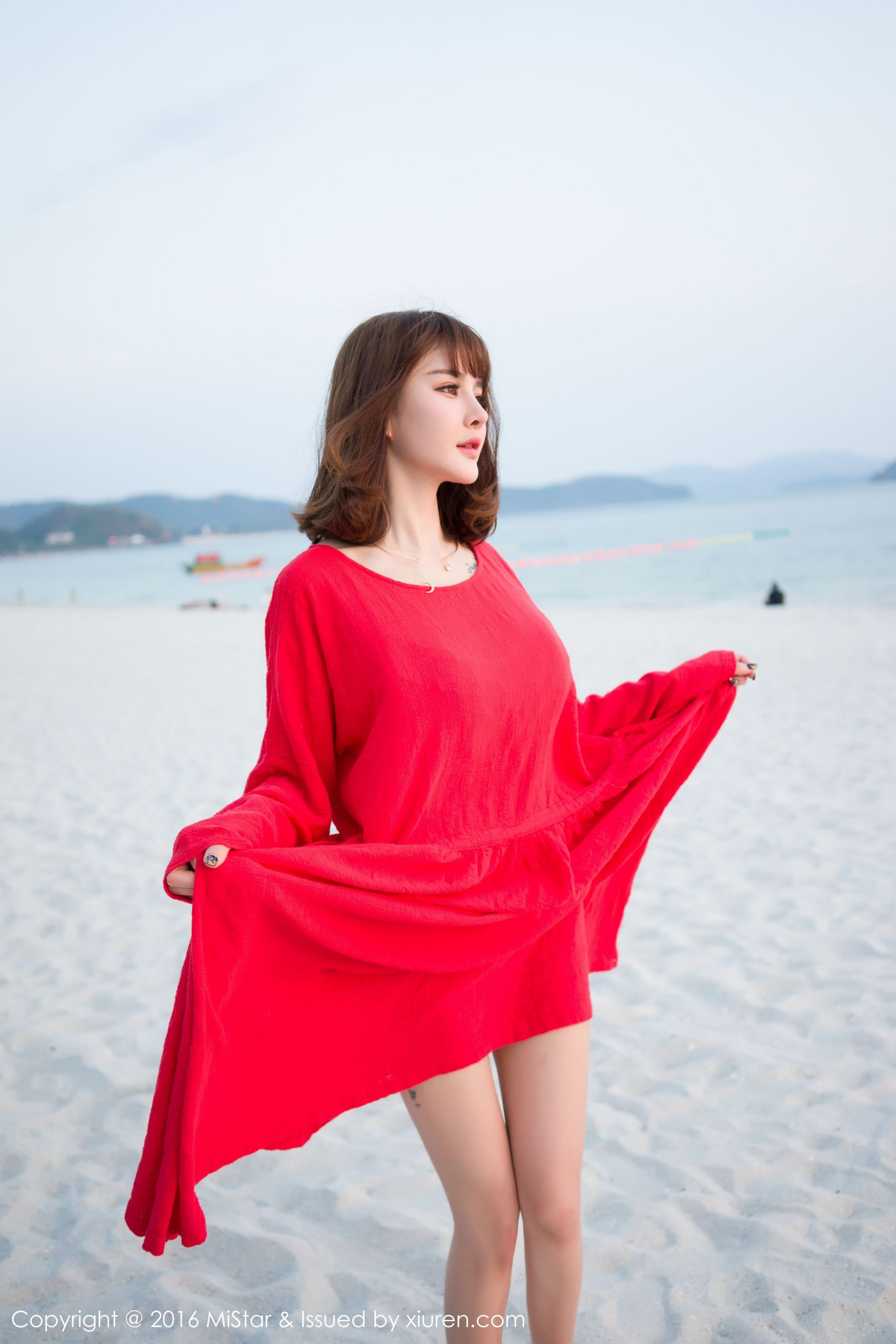 Cheryl青树《性感比基尼、魅惑浴袍、小清新长裙》  Vol.102-图45
