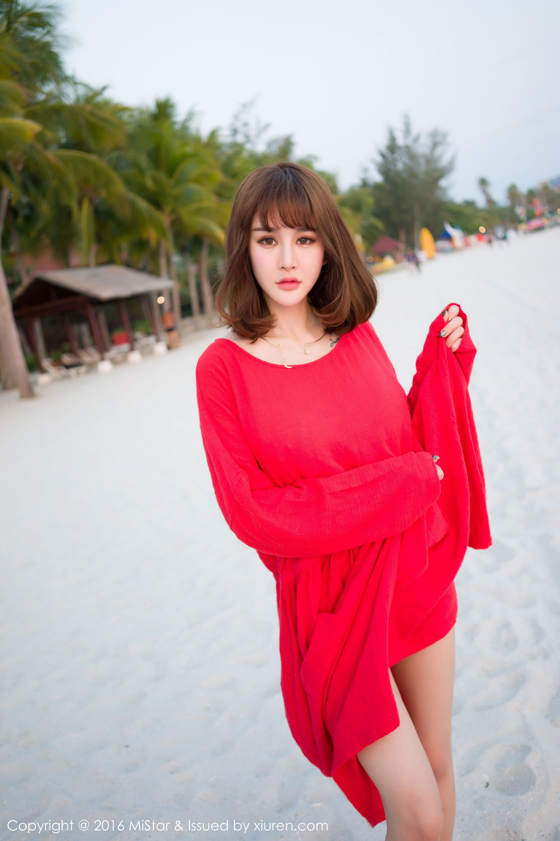 Cheryl青树《性感比基尼、魅惑浴袍、小清新长裙》  Vol.102-图46