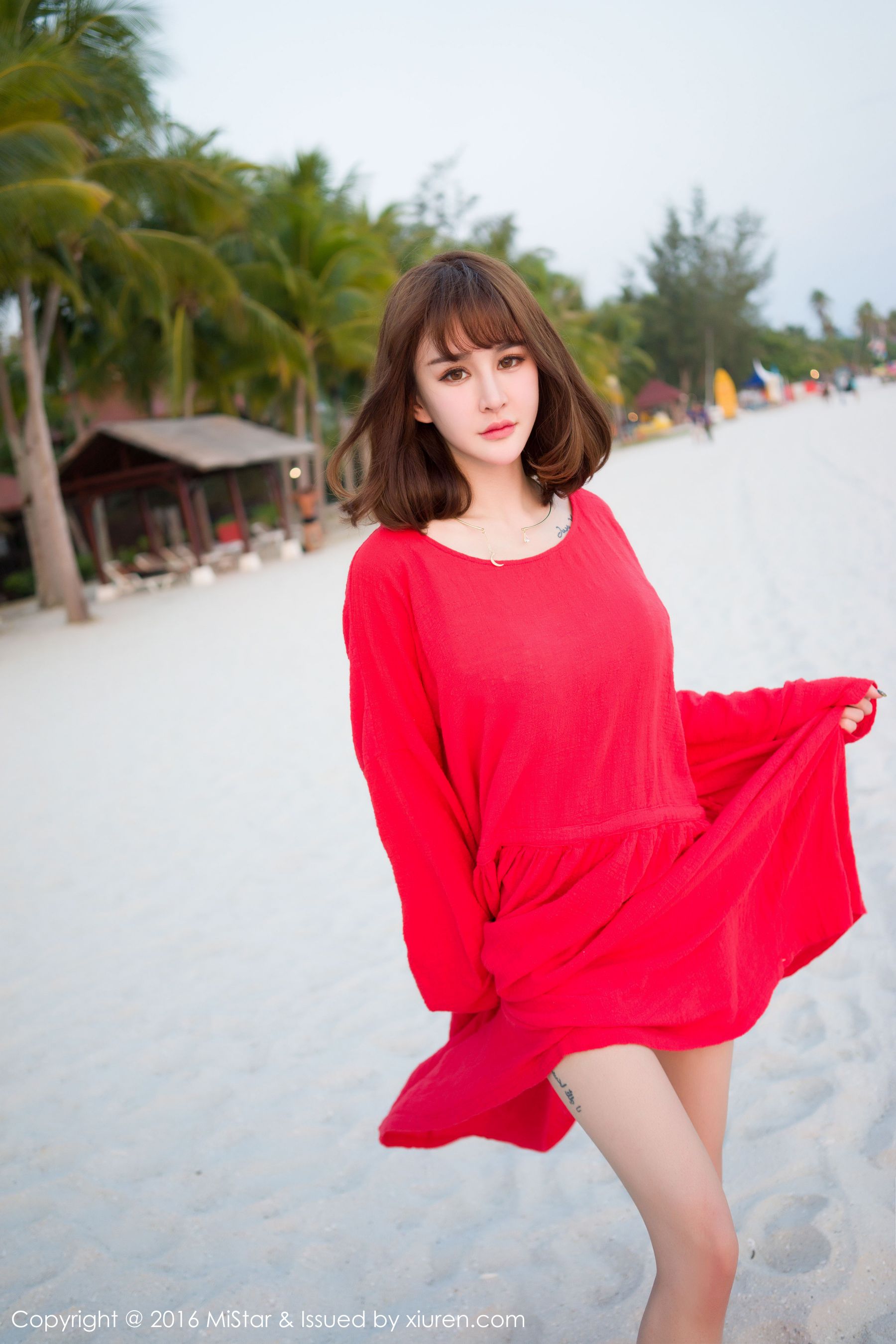 Cheryl青树《性感比基尼、魅惑浴袍、小清新长裙》  Vol.102-图47