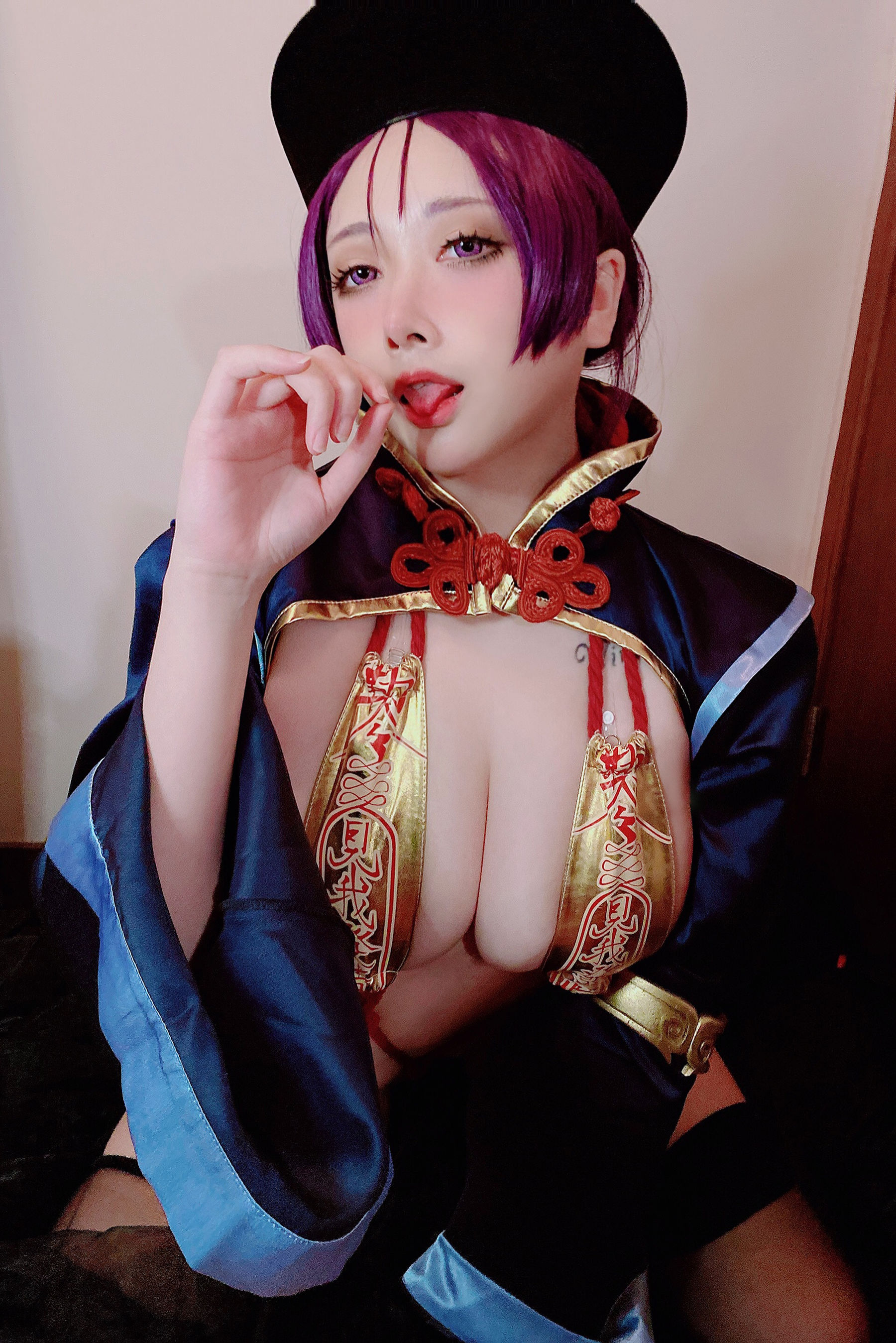 高颜值coser念念_D - 奶光僵尸娘自拍-图18