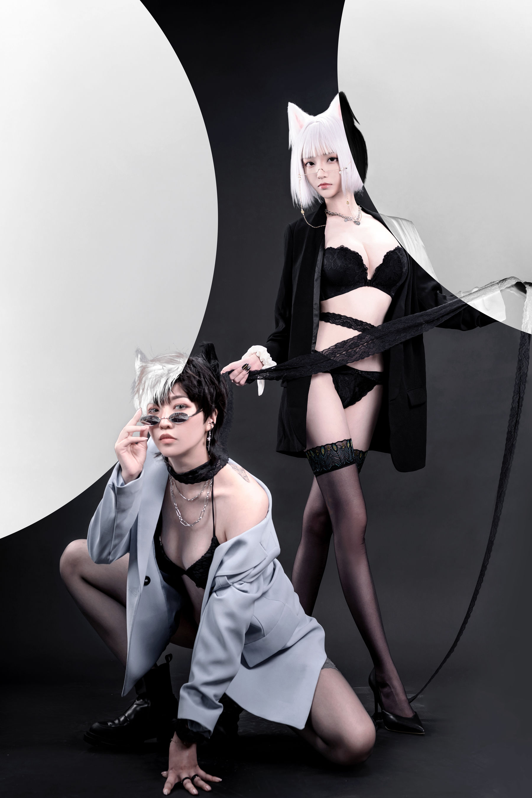 长腿Coser青青子Js&李翎 - 狐狸和狼-图12